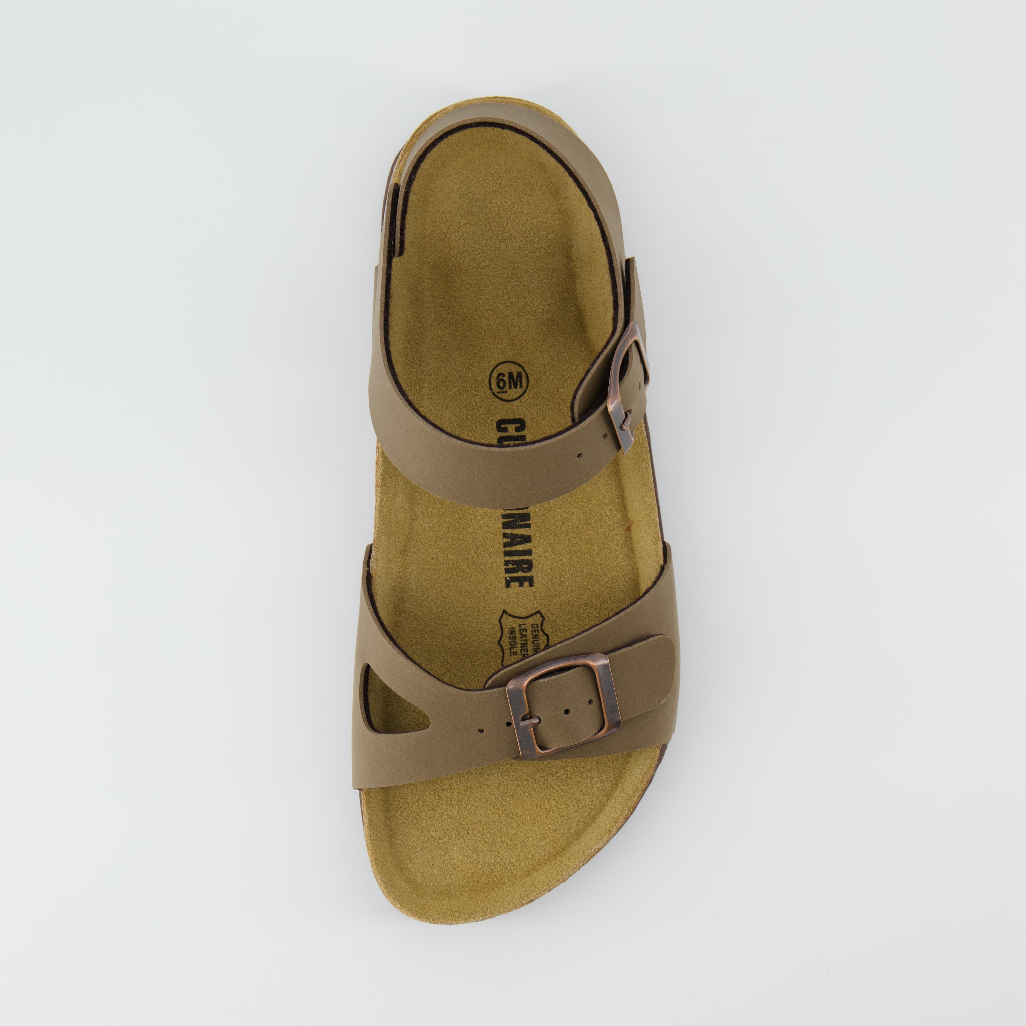Lauri Cork Footbed Sandal Brown