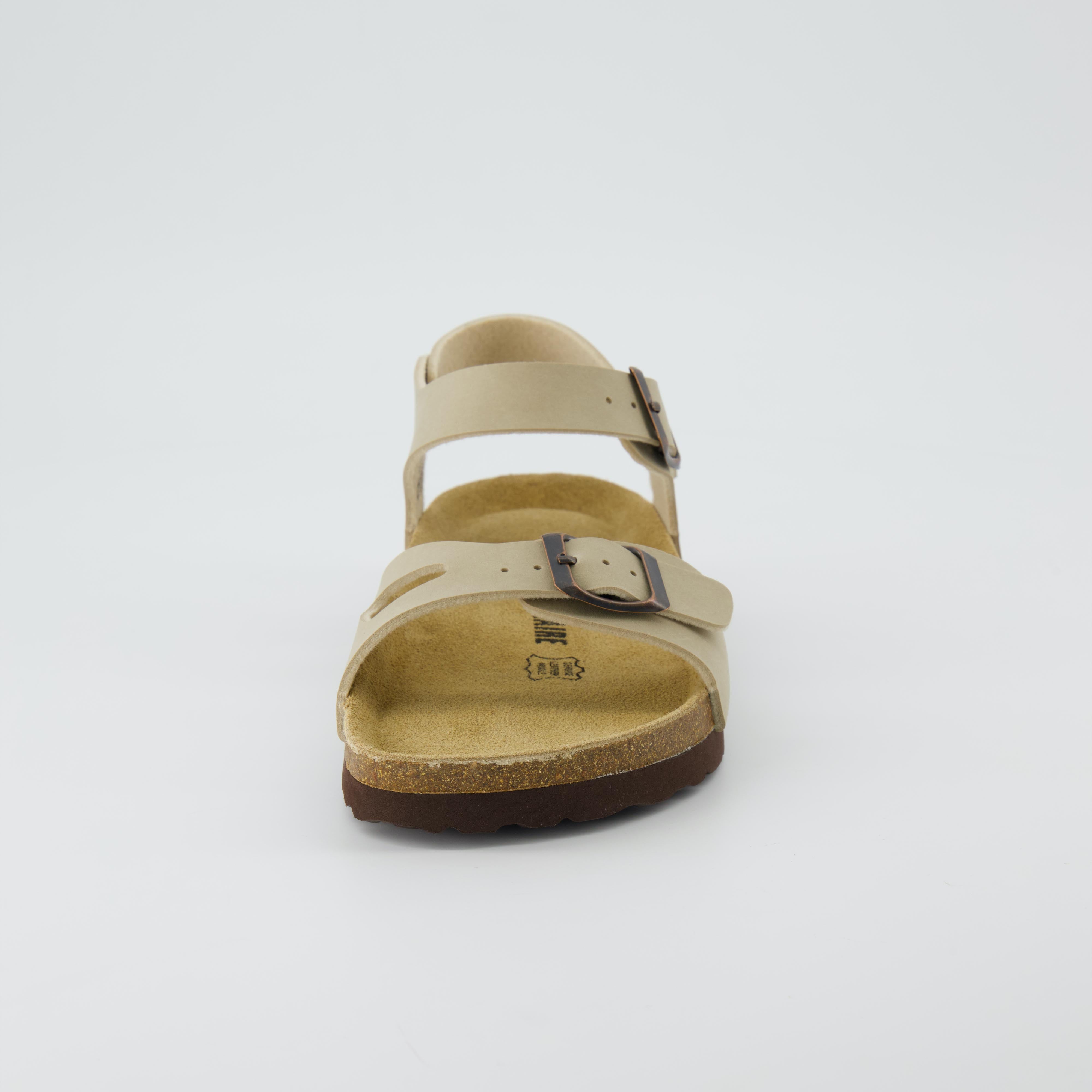 Lauri Cork Footbed Sandal Stone