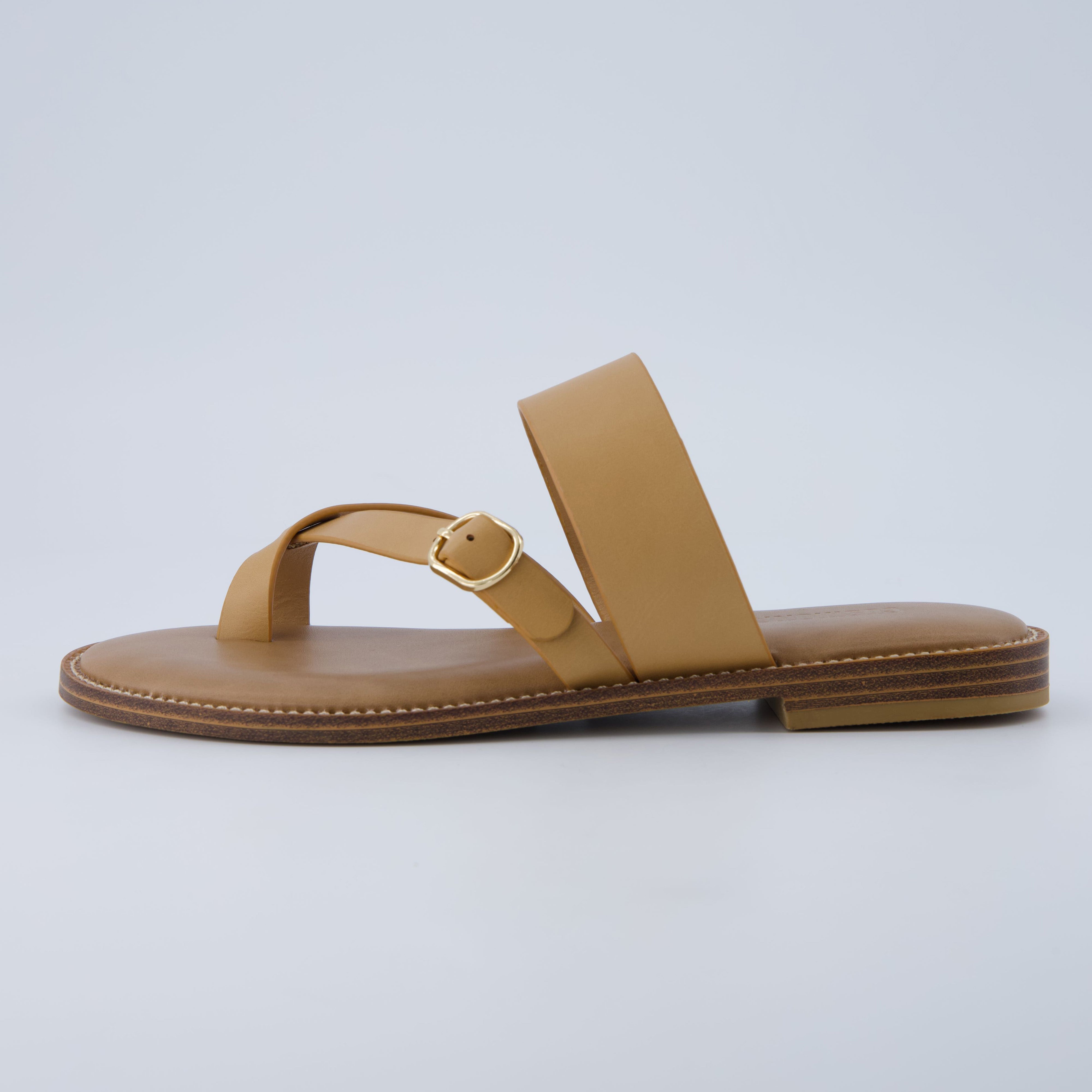 Laws Flat Sandal Black