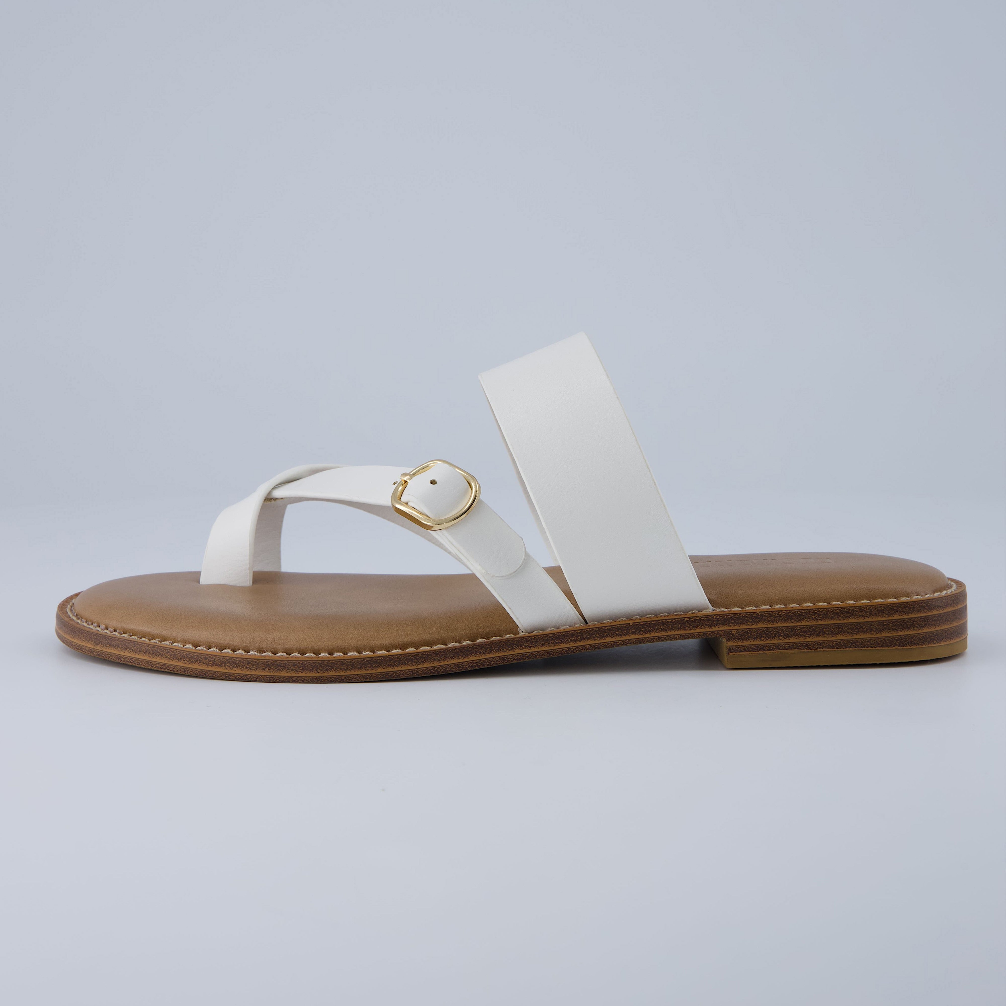 Laws Flat Sandal Black