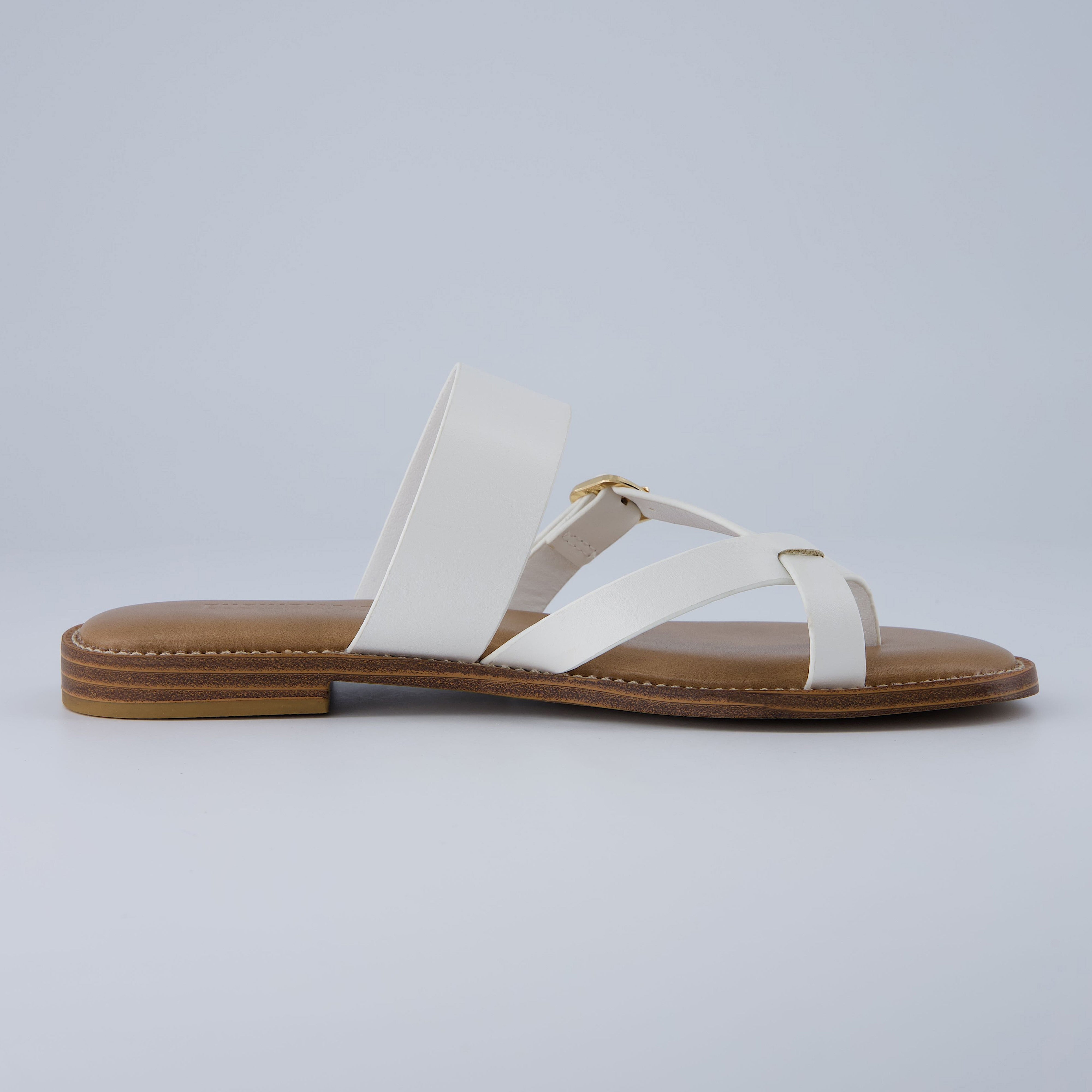 Laws Flat Sandal Black