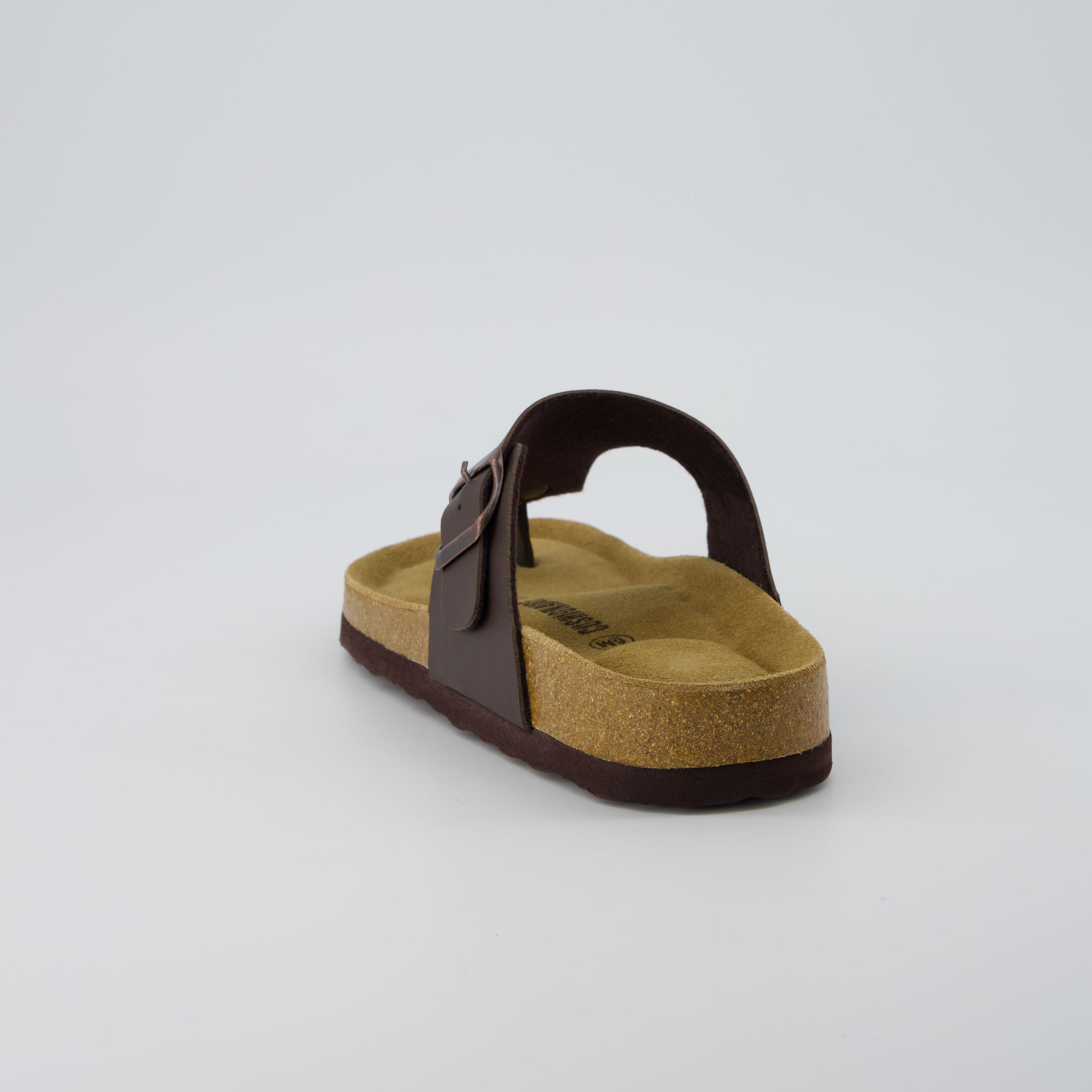 Leah Cork Footbed Thong Sandal Navy Nappa
