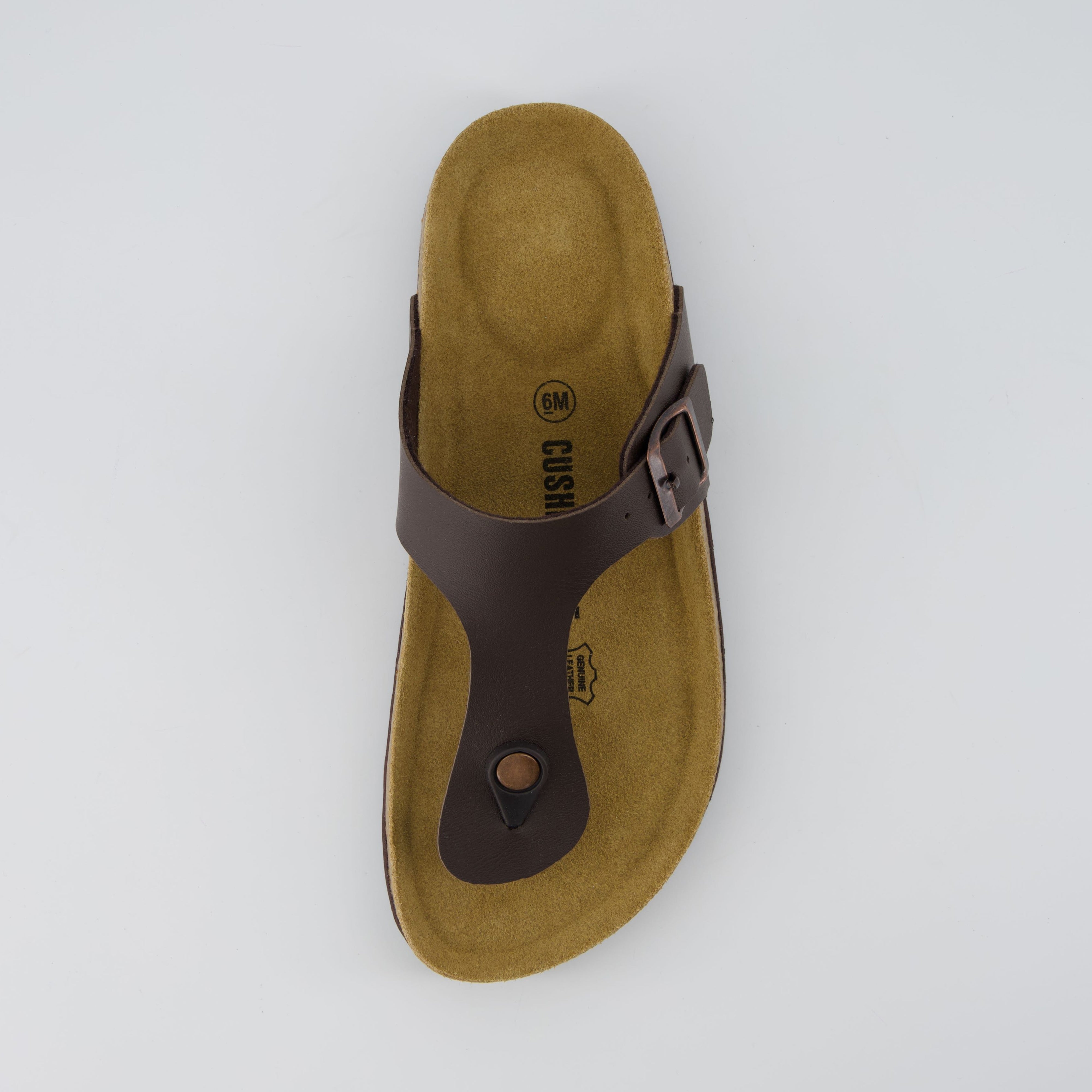 Leah Cork Footbed Thong Sandal Navy Nappa
