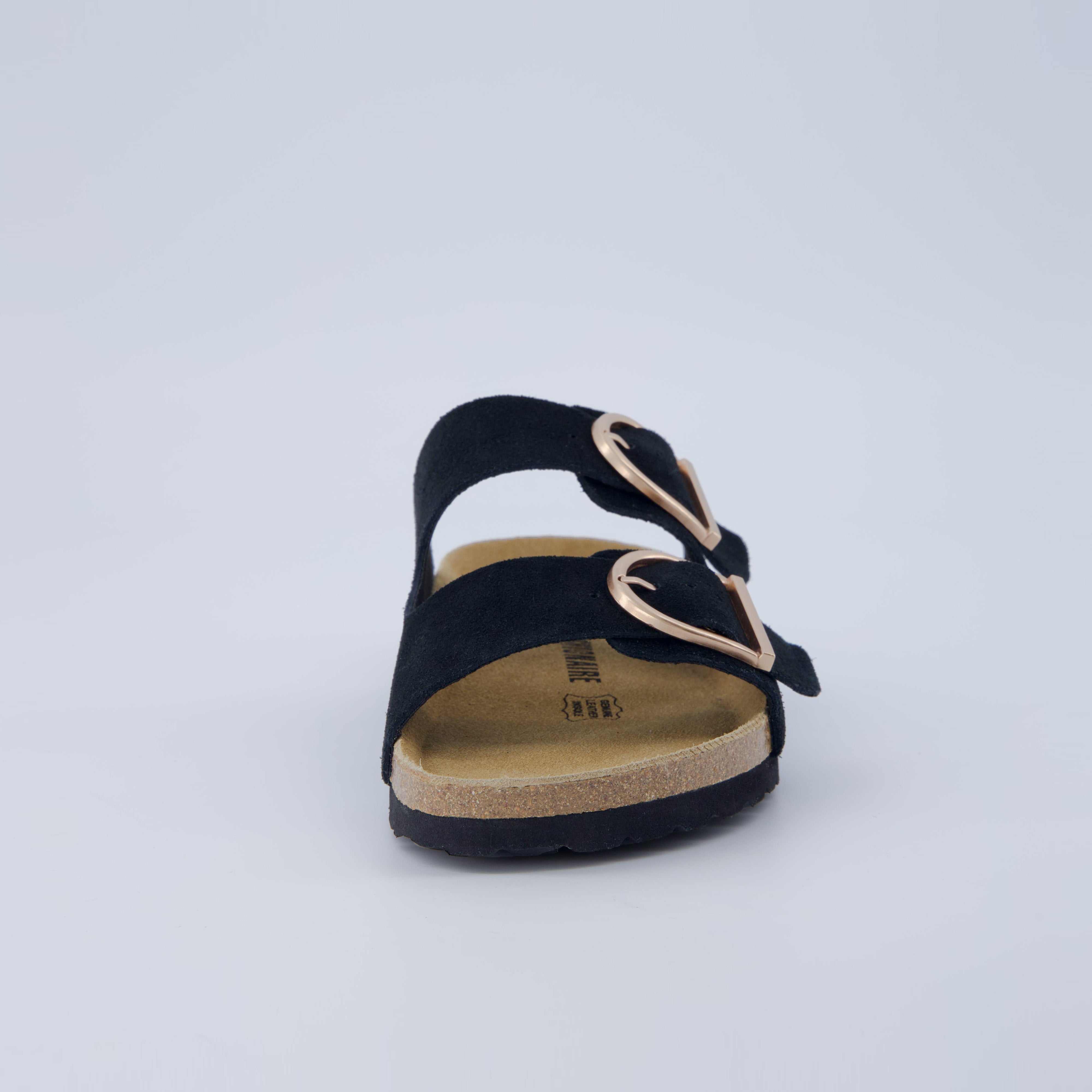 Legacy Cork Footbed Sandals Black