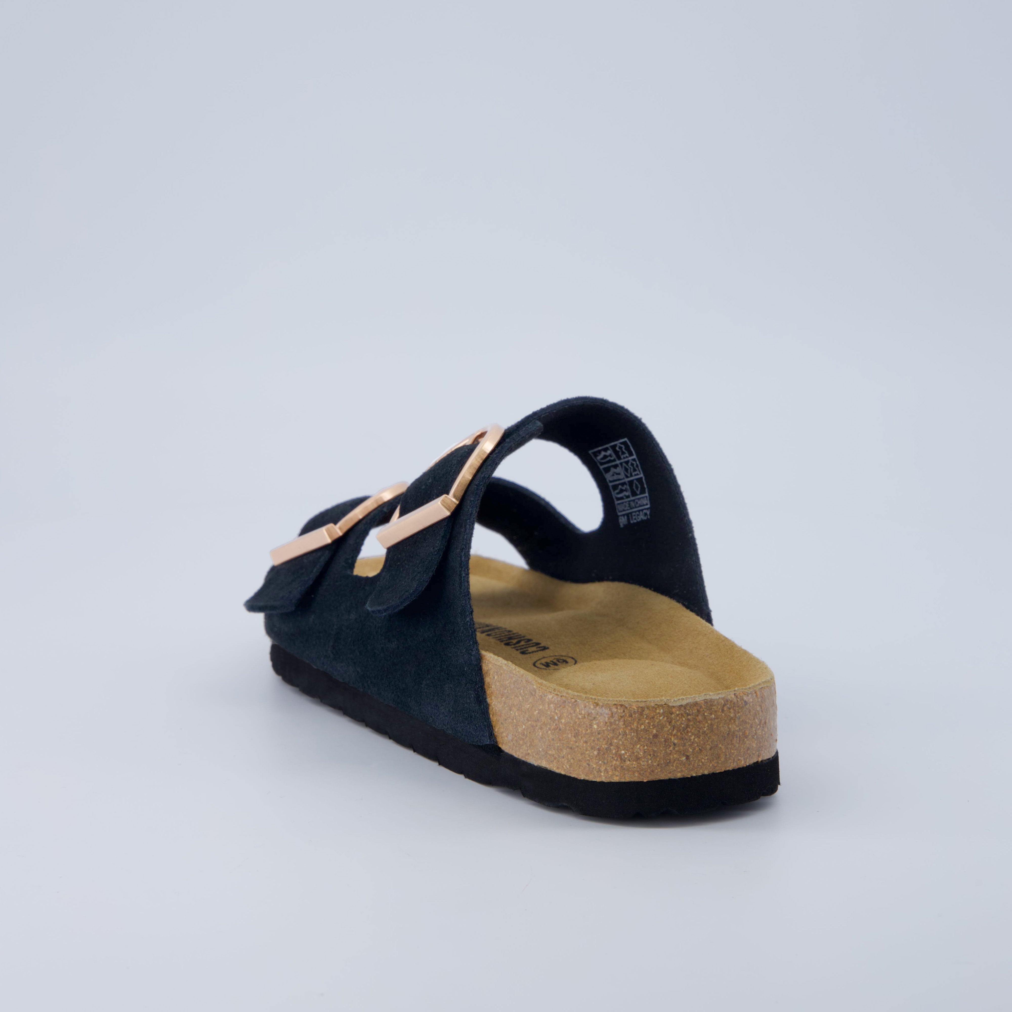 Legacy Cork Footbed Sandals Black