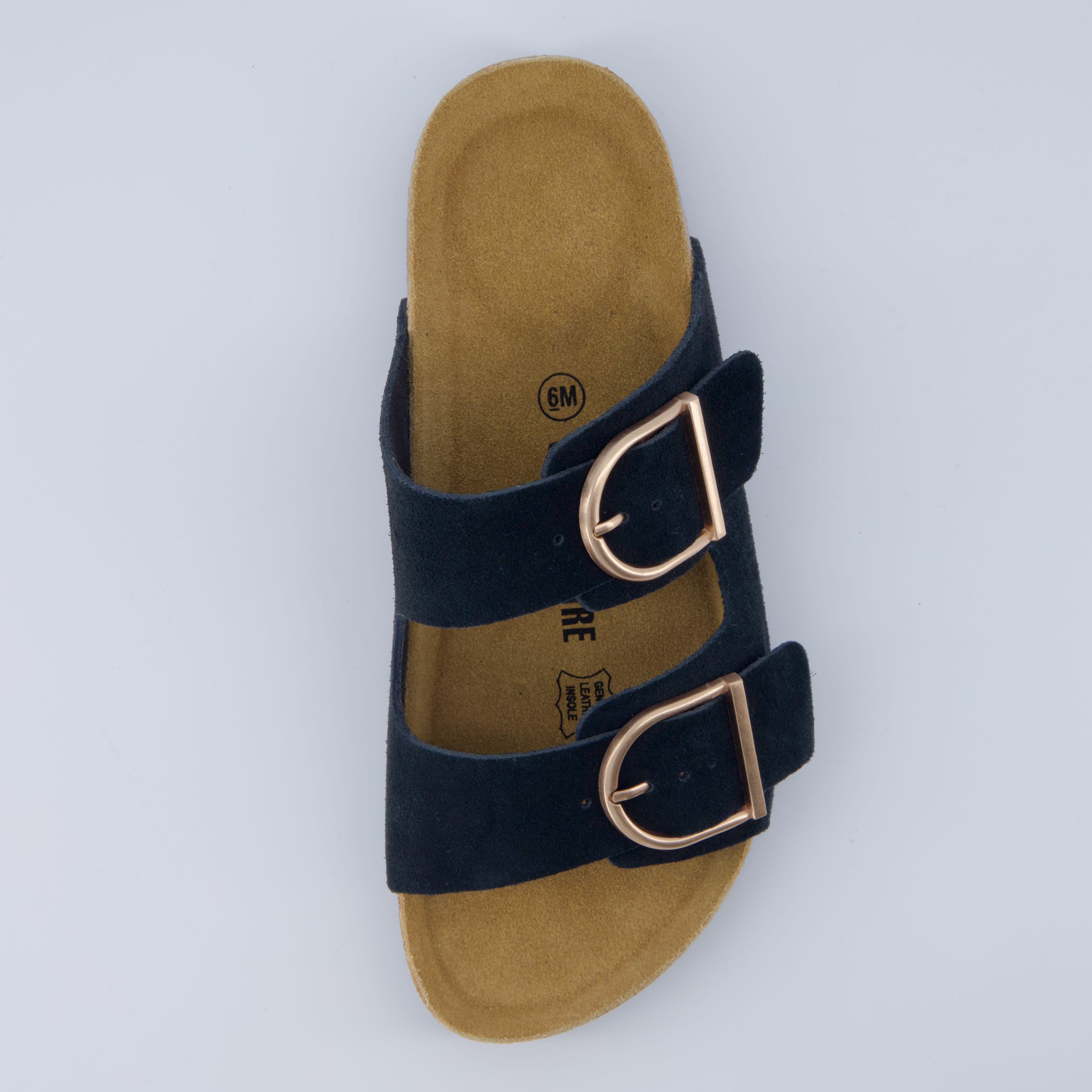 Legacy Cork Footbed Sandals Black