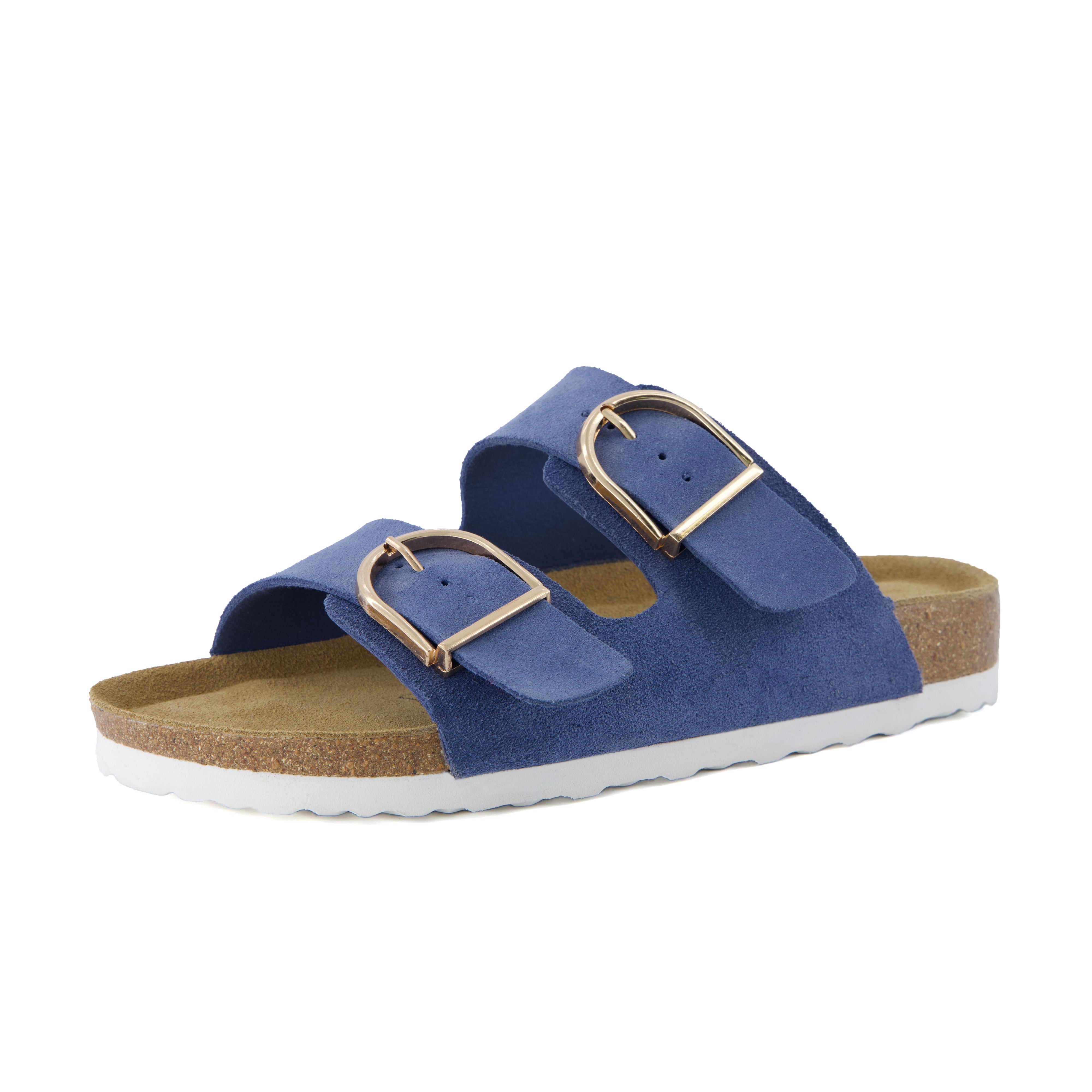 Legacy Cork Footbed Sandals Blue