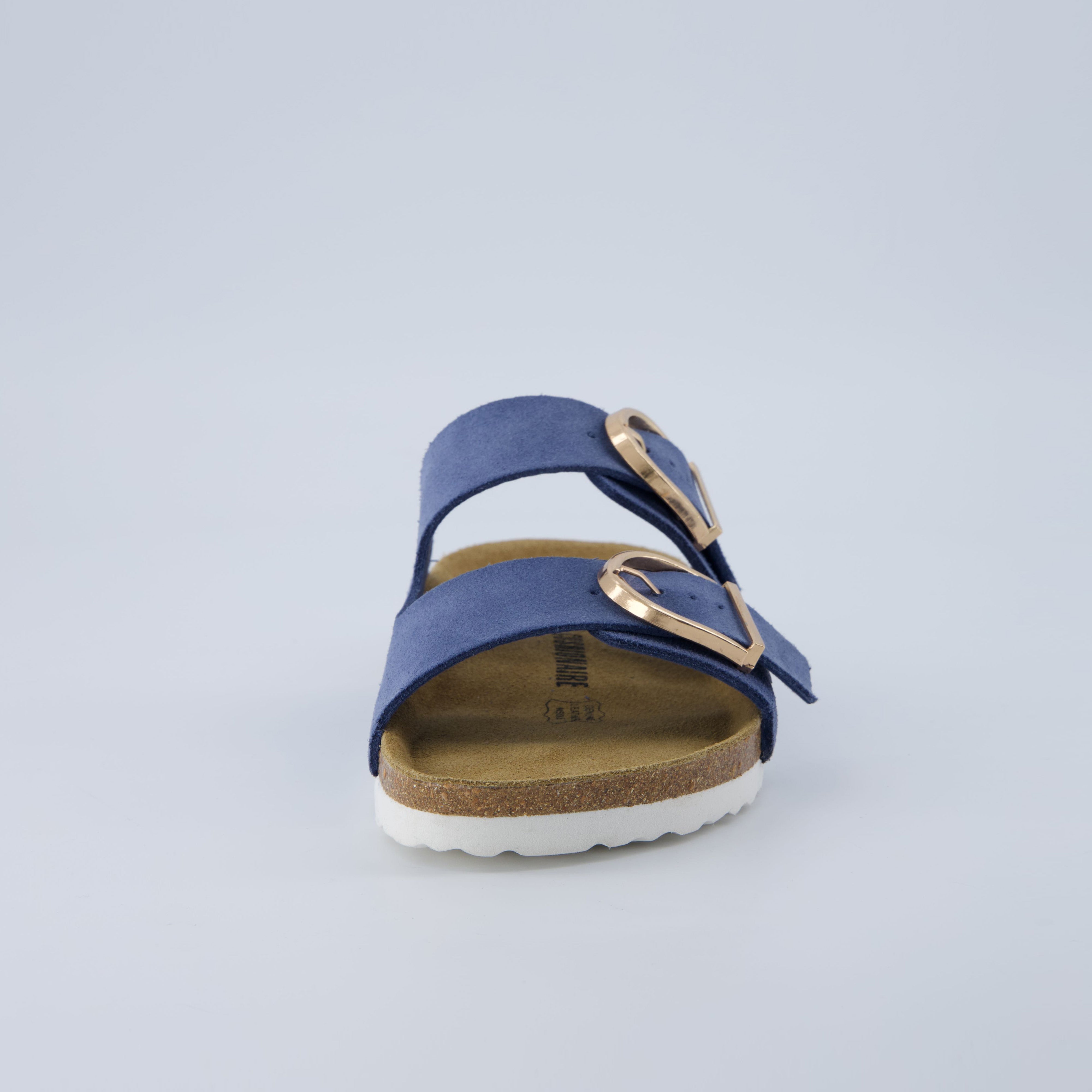Legacy Cork Footbed Sandals Blue
