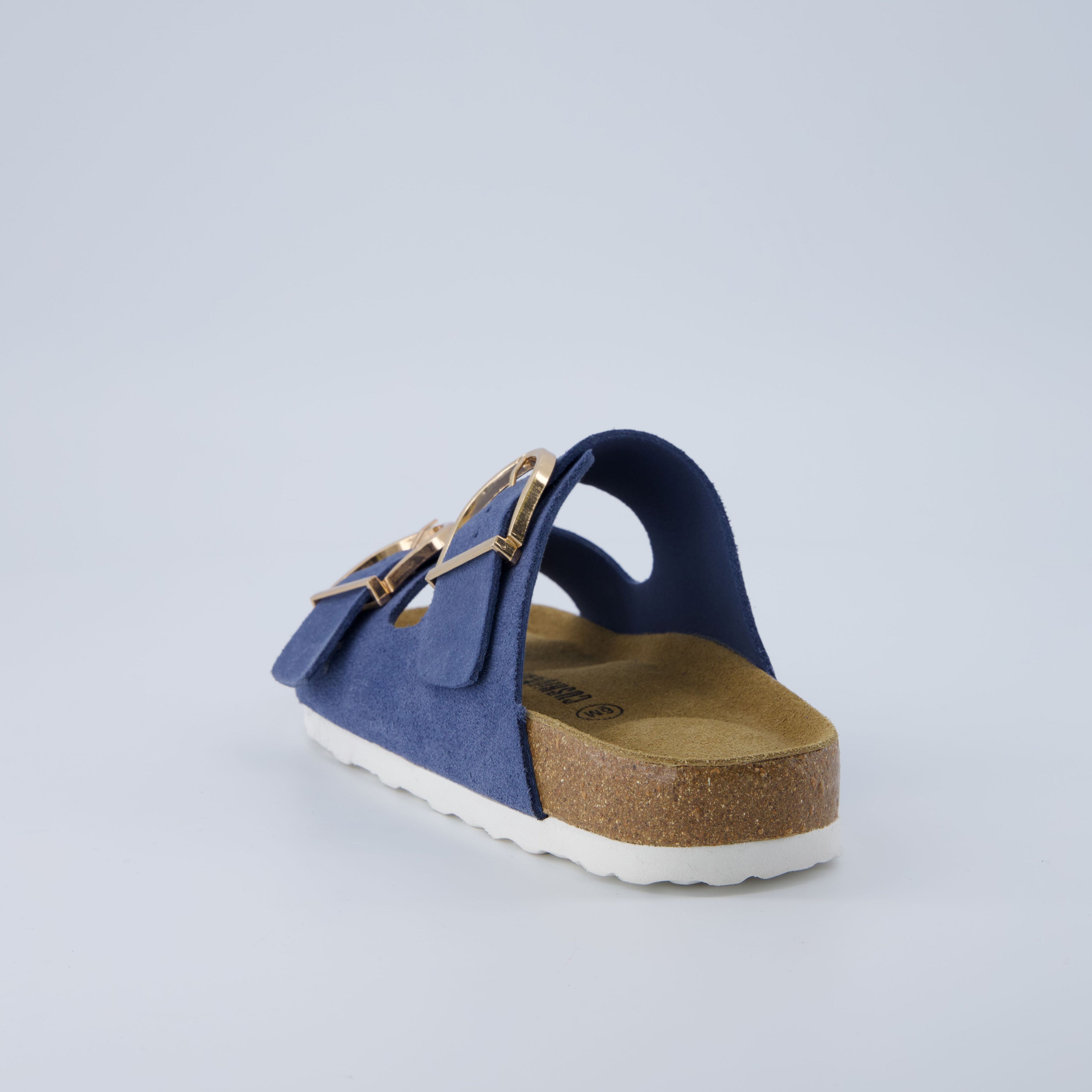 Legacy Cork Footbed Sandals Blue