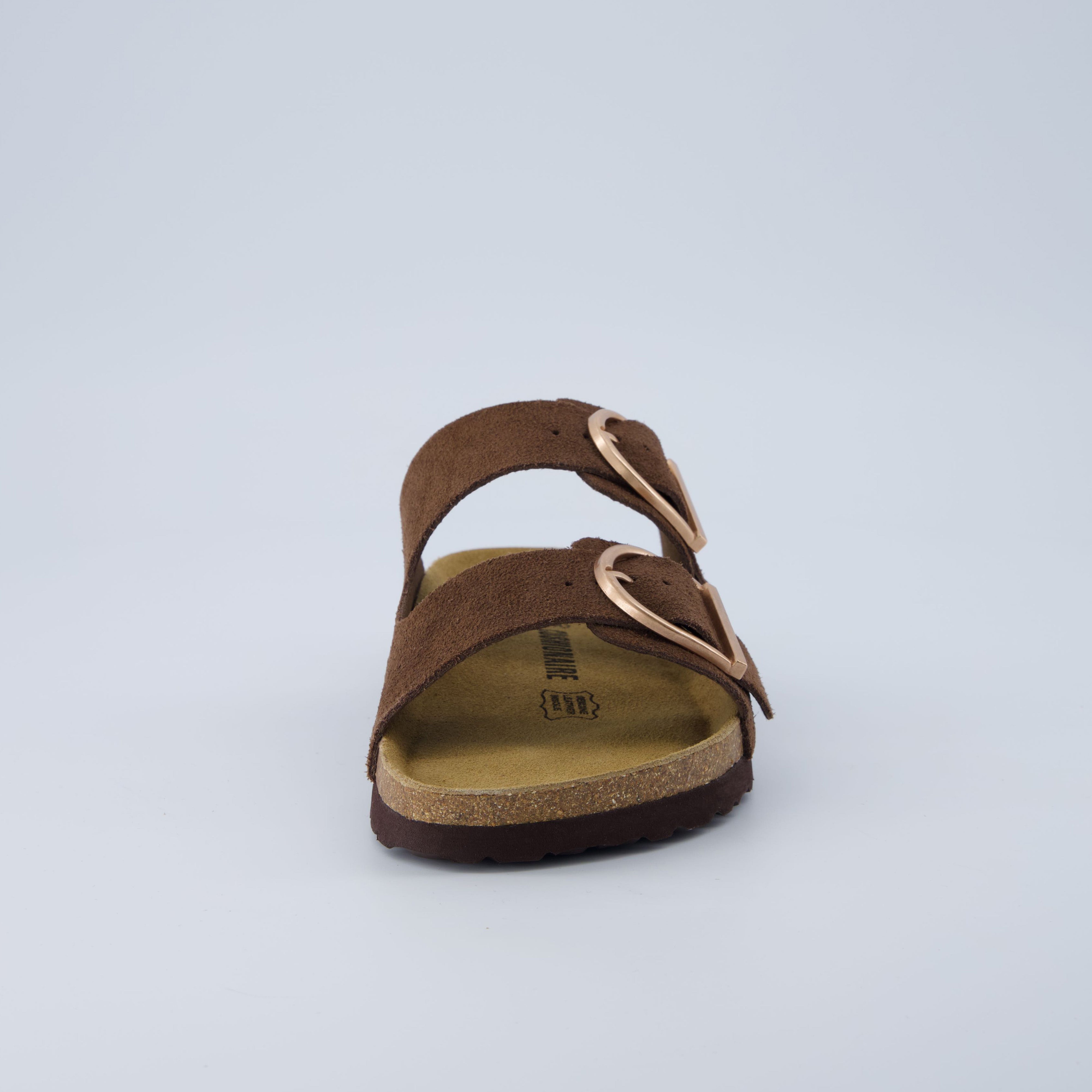 Legacy Cork Footbed Sandals Brown