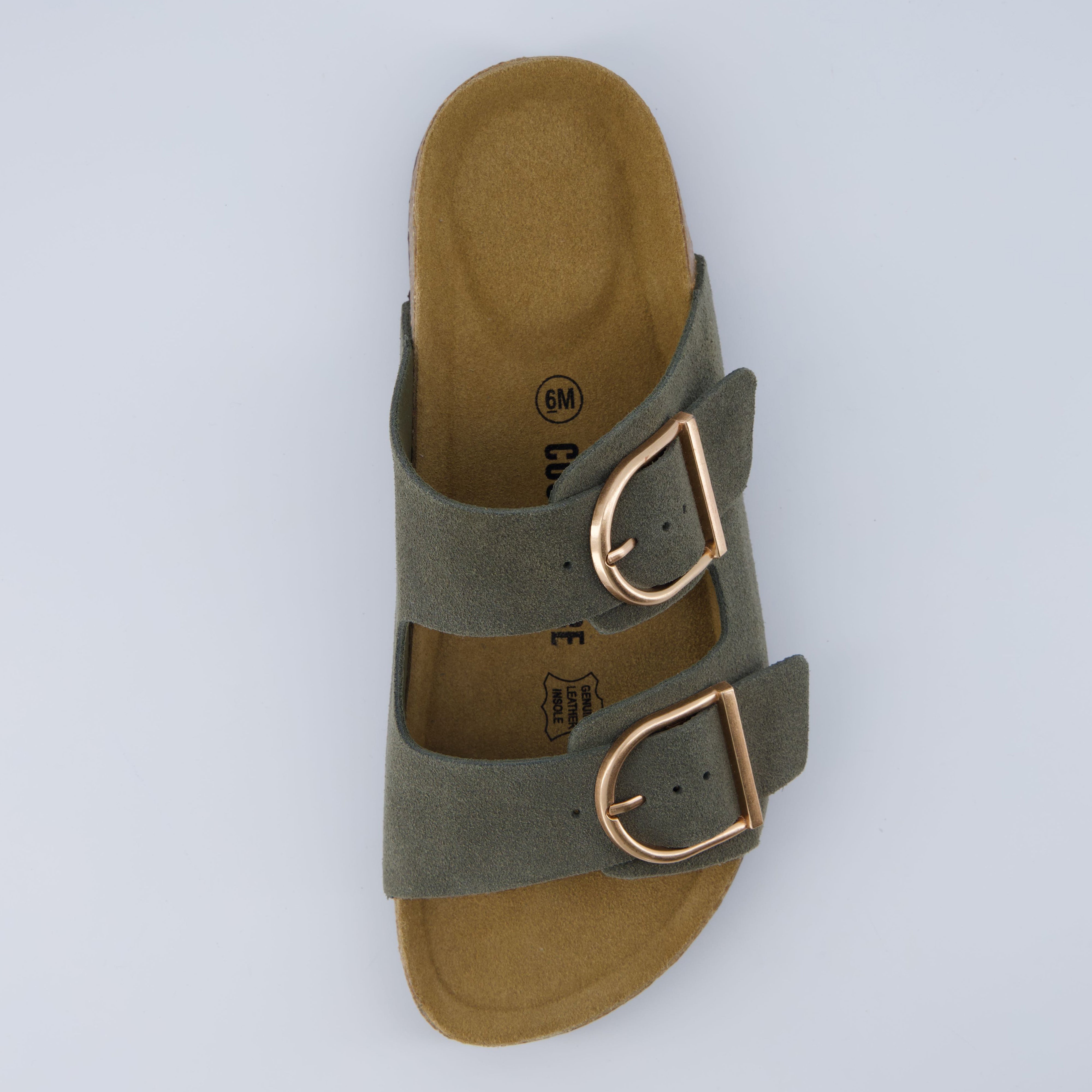 Legacy Cork Footbed Sandals Khaki