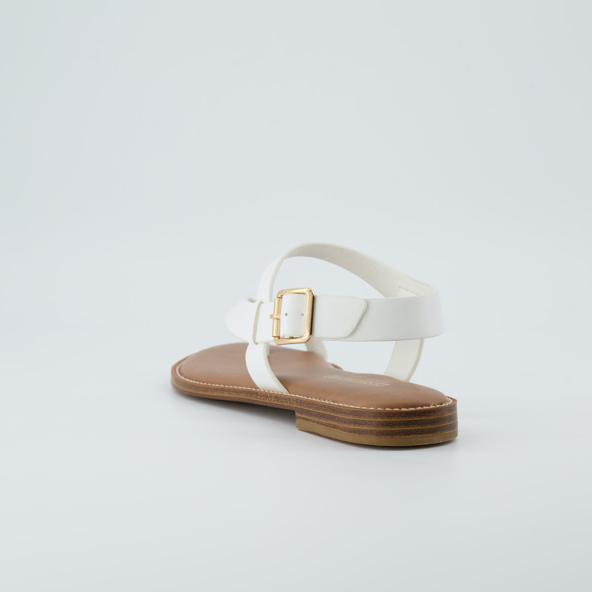 Lennox Toe Loop Sandal White