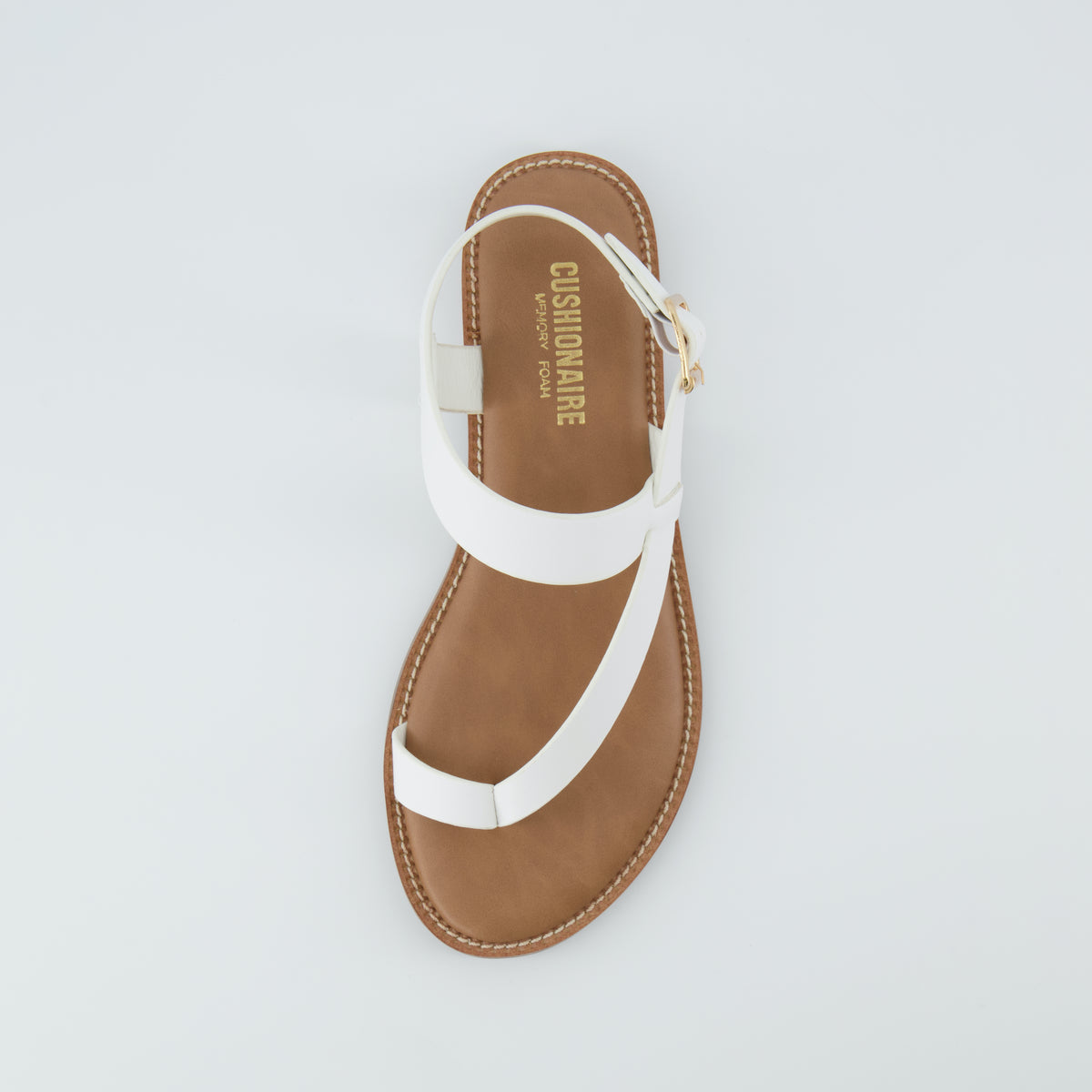 Lennox Toe Loop Sandal White
