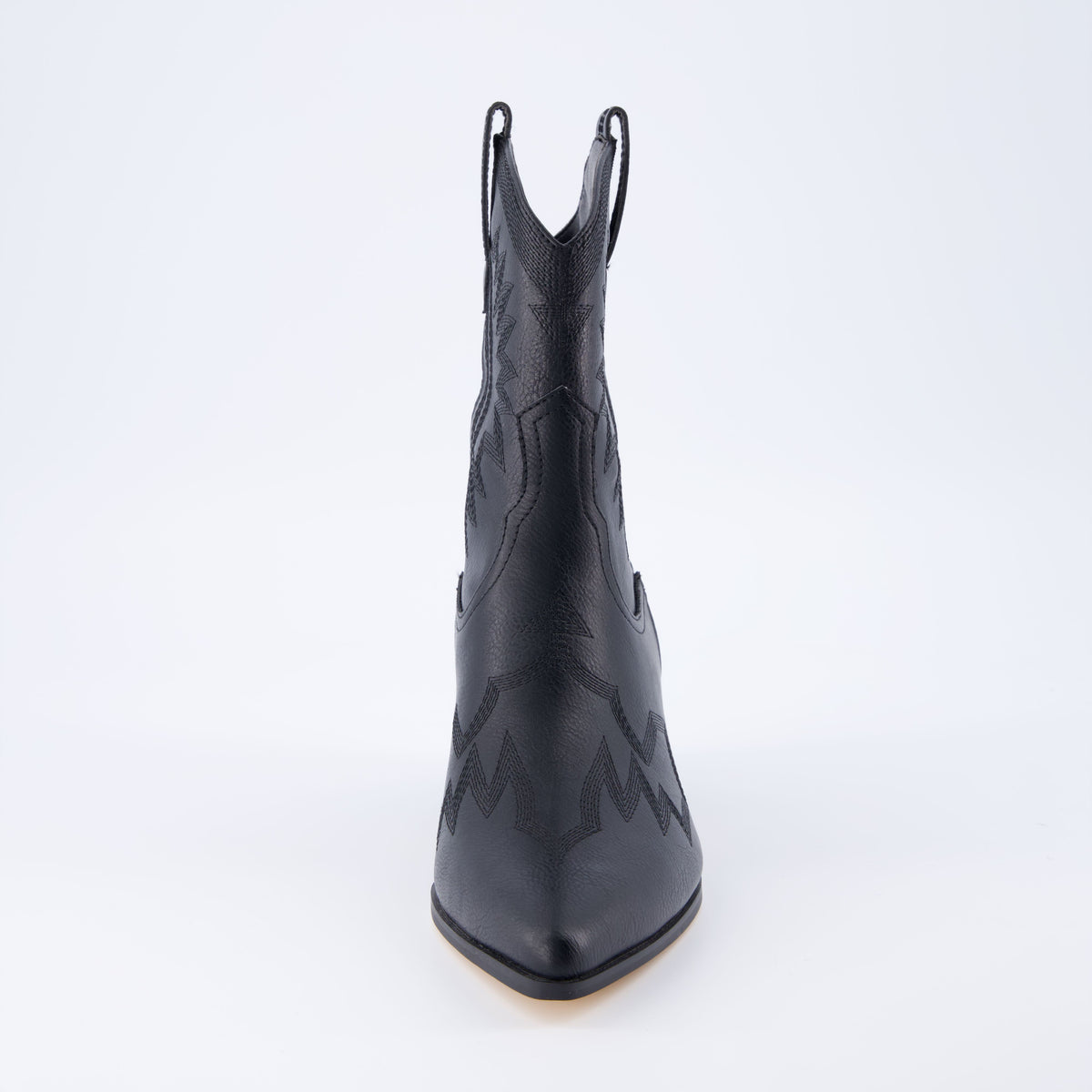 Leon Western Boot Black
