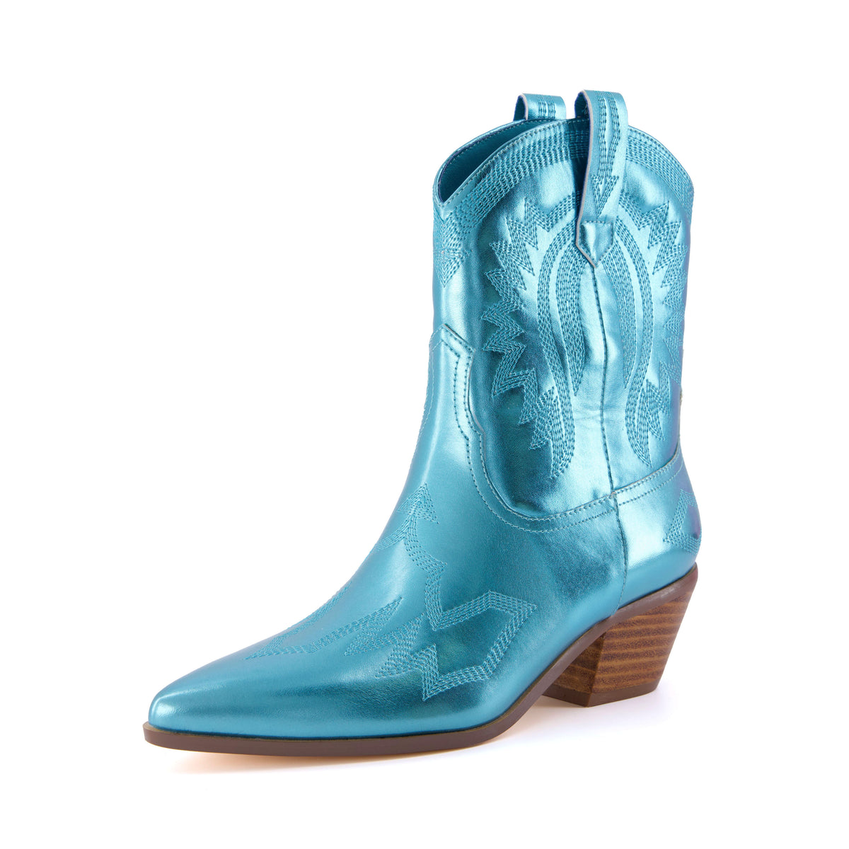 Leon Western Boot Blue