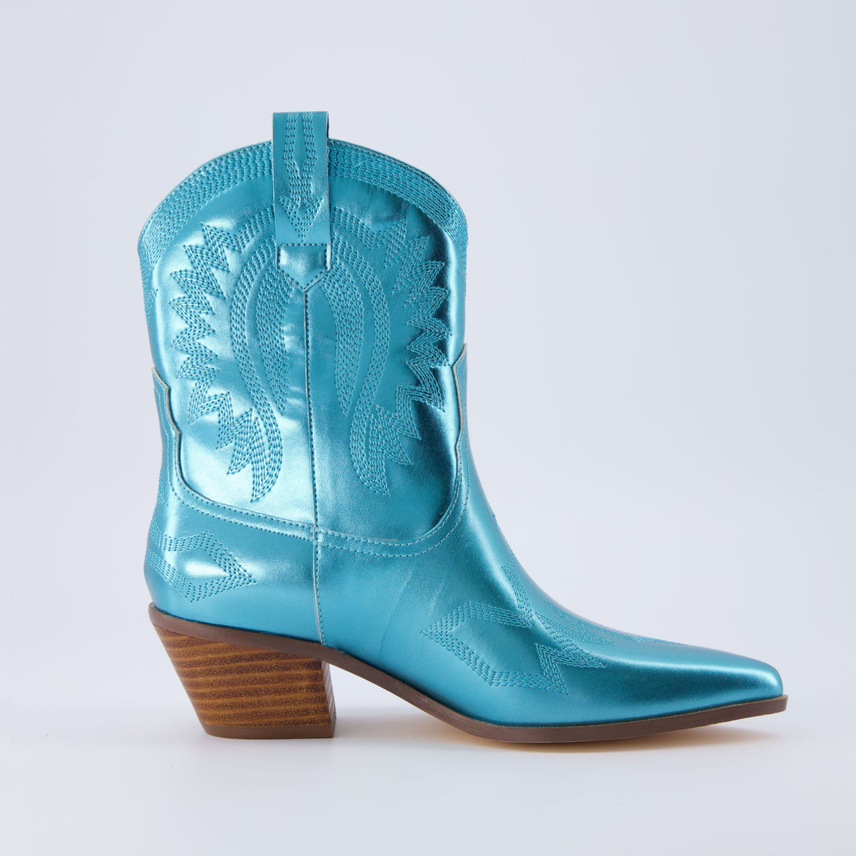 Leon Western Boot Blue