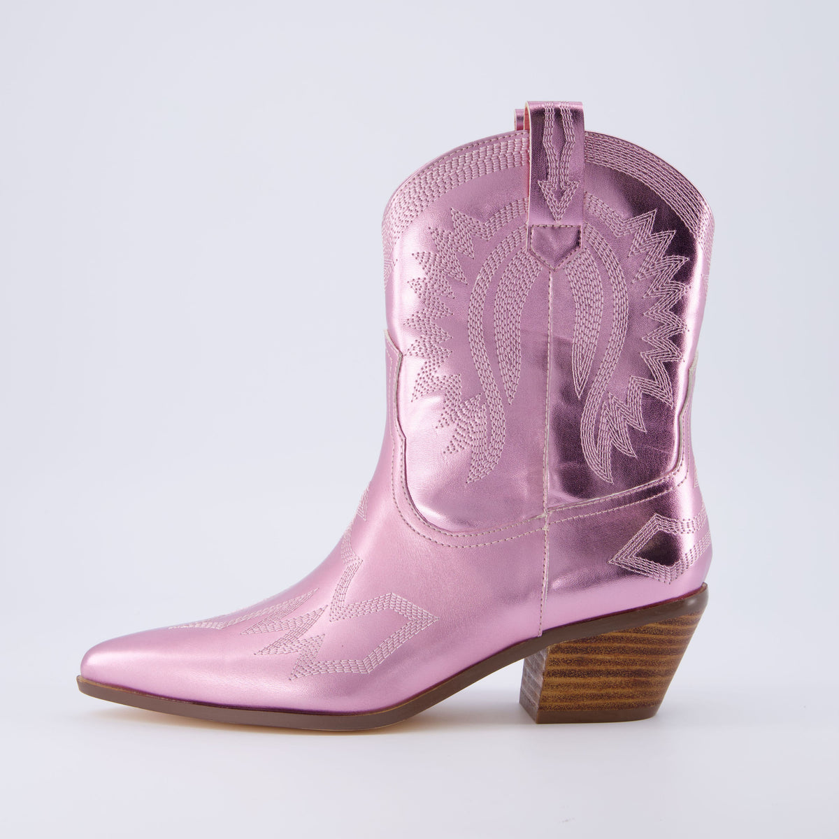Leon Western Boot Pink