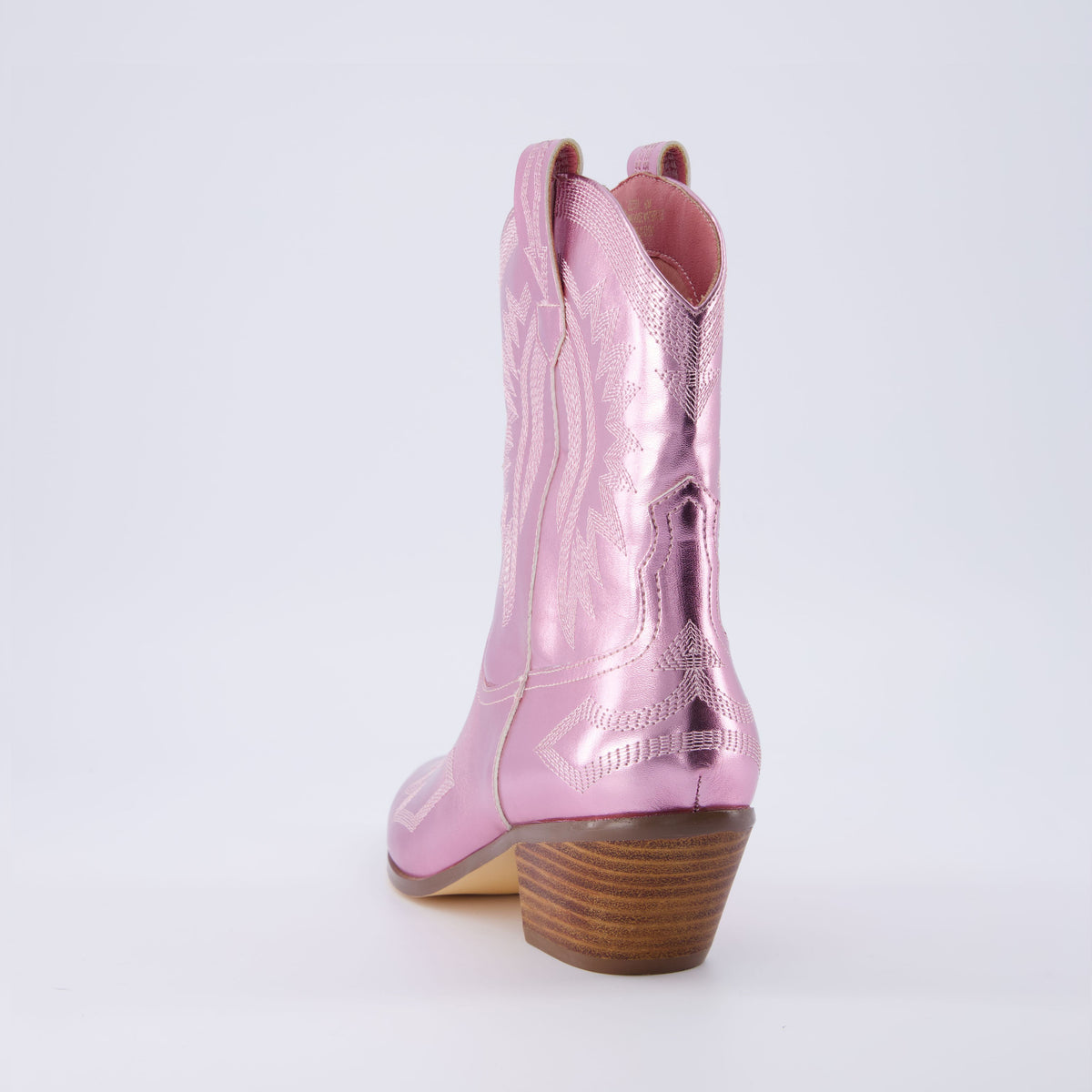 Leon Western Boot Pink