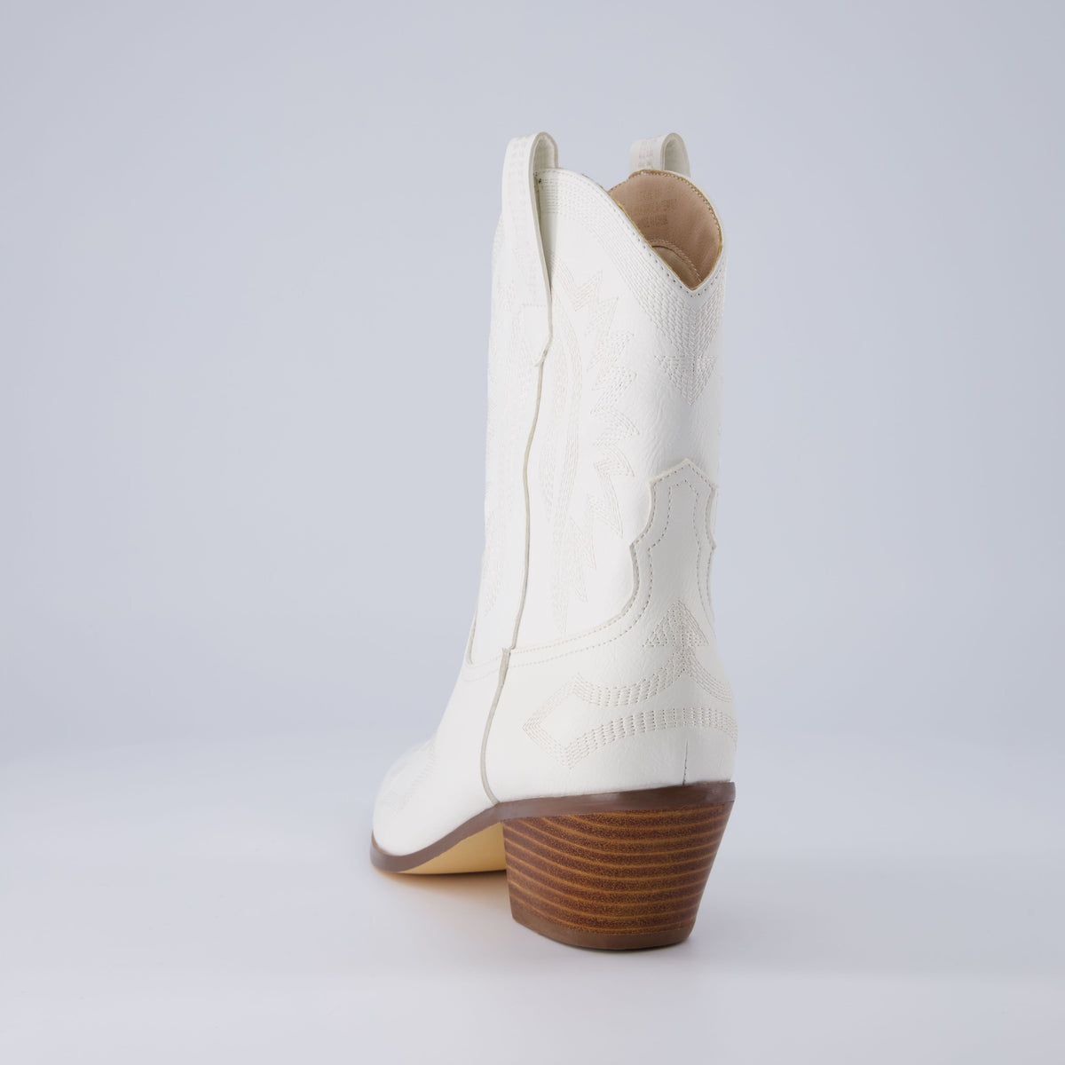 Leon Western Boot White