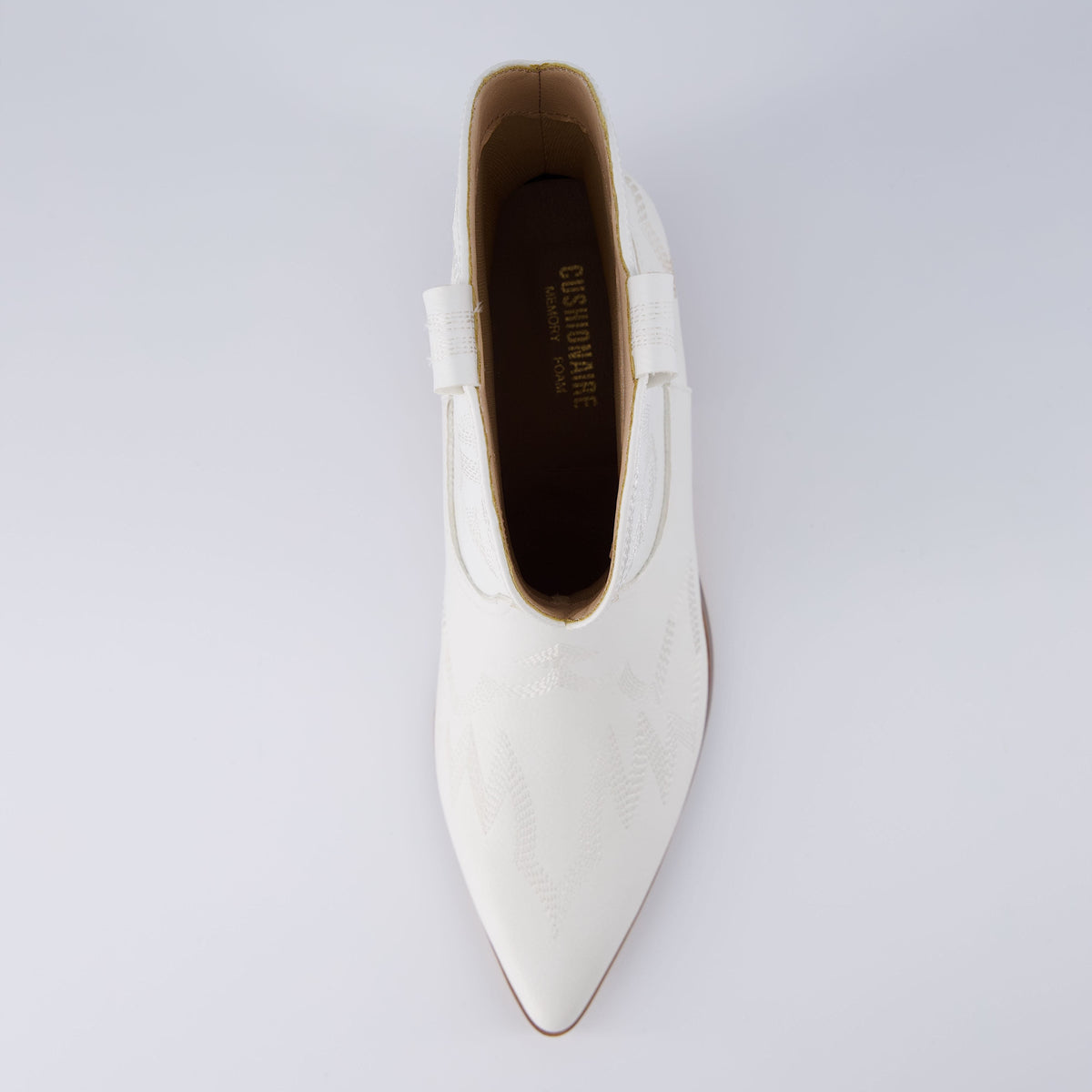 Leon Western Boot White