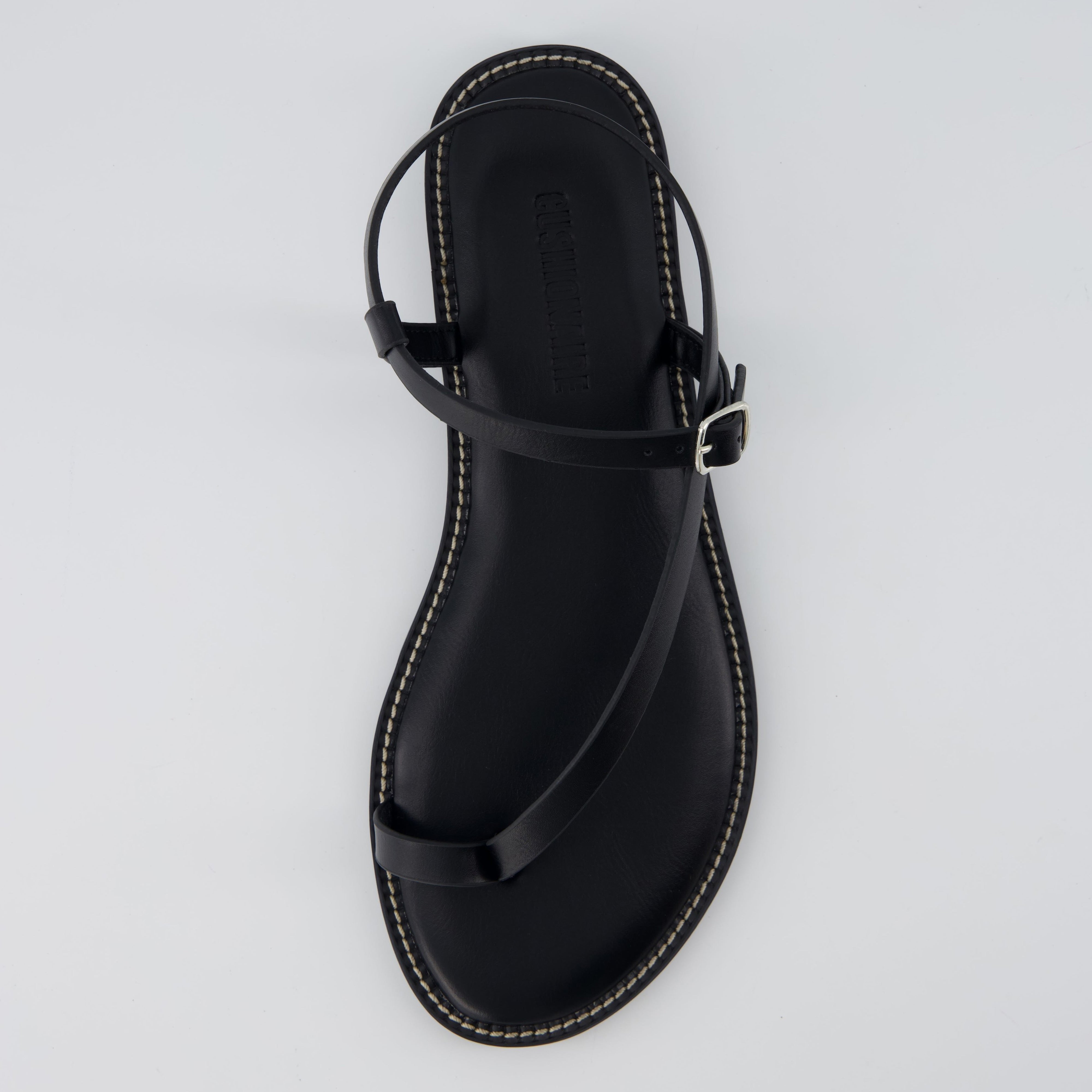 Life Strappy Flat Sandals Black Medium