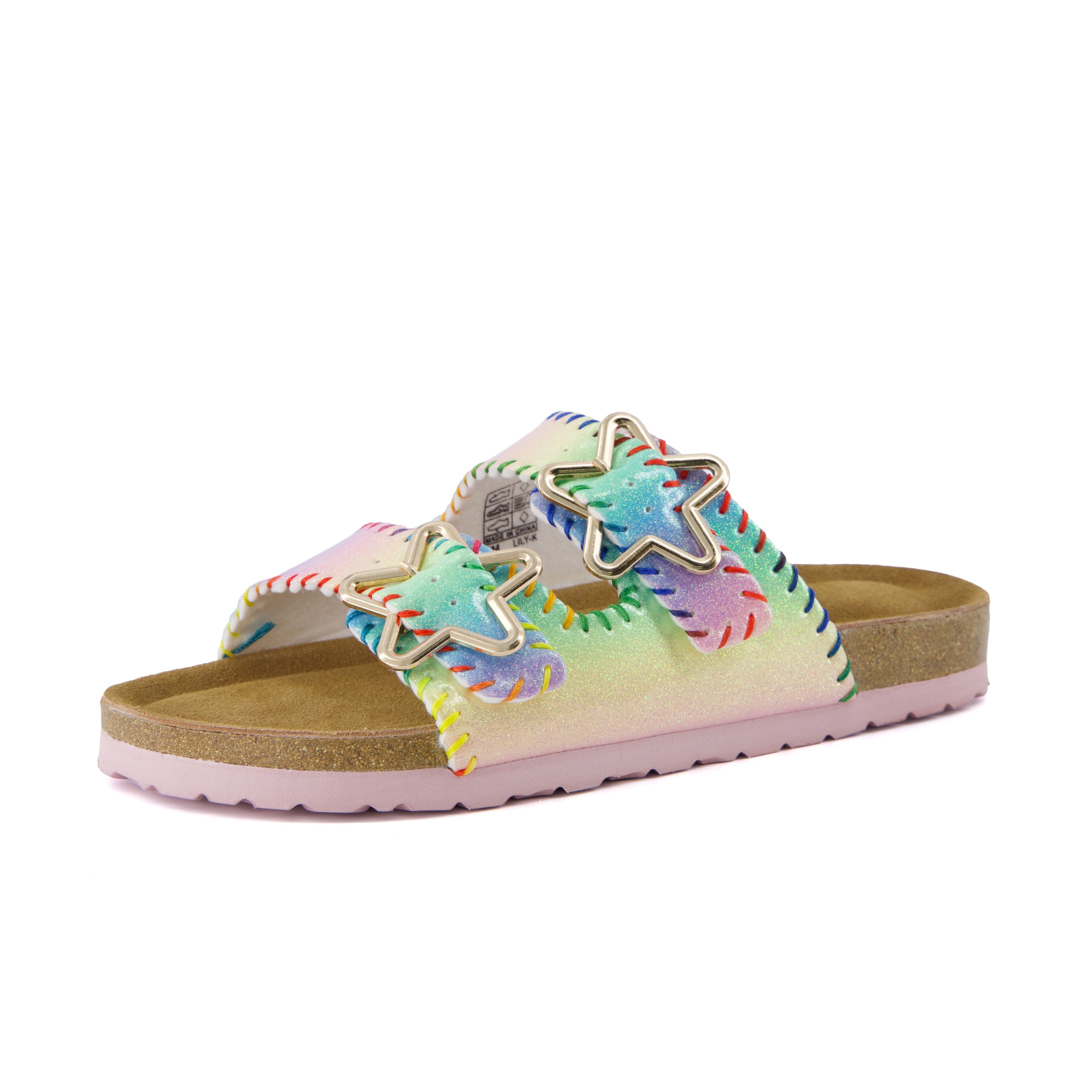 Lily Girl Toddler Sandals Multi Embellish Medium