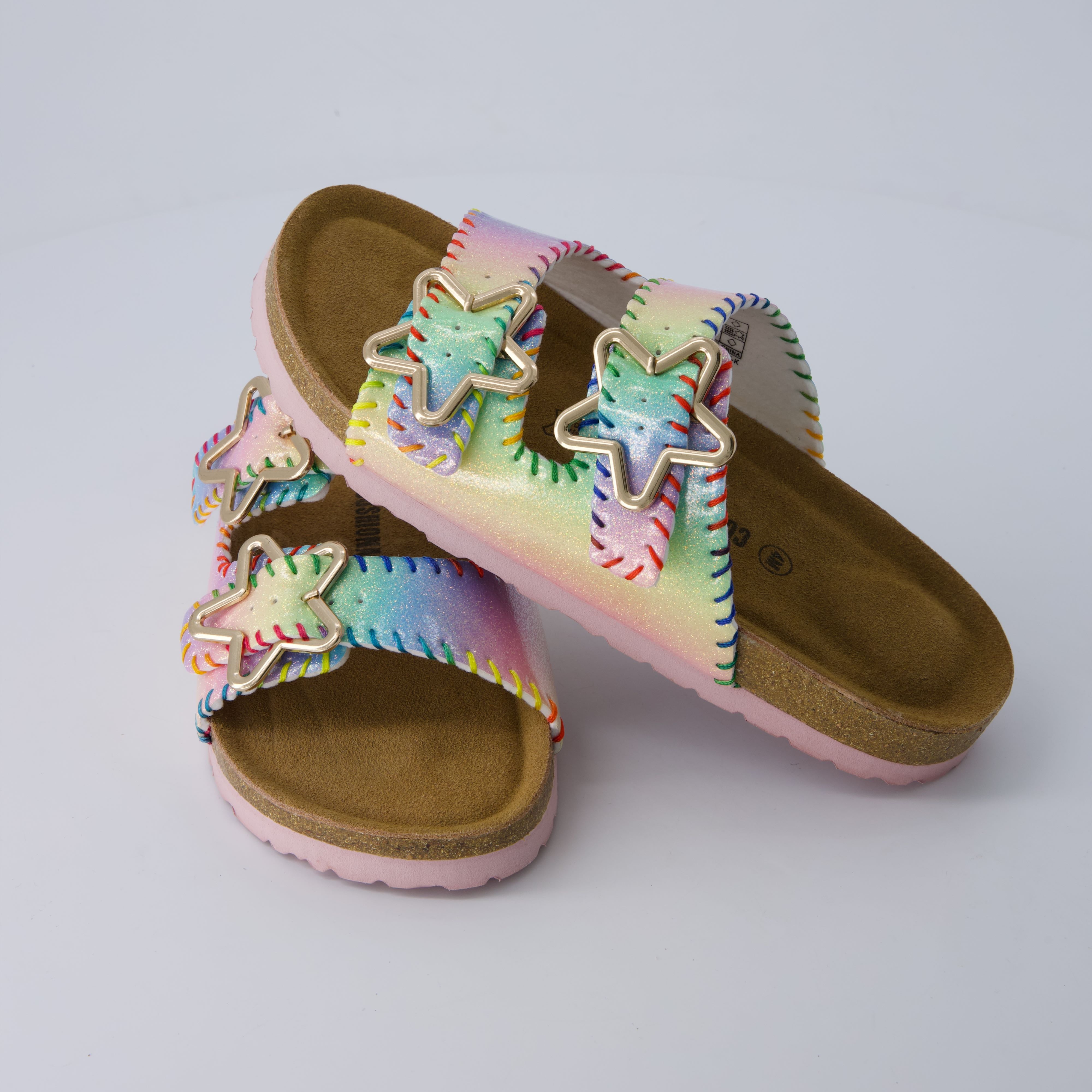 Lily Girl Toddler Sandals Multi Embellish Medium