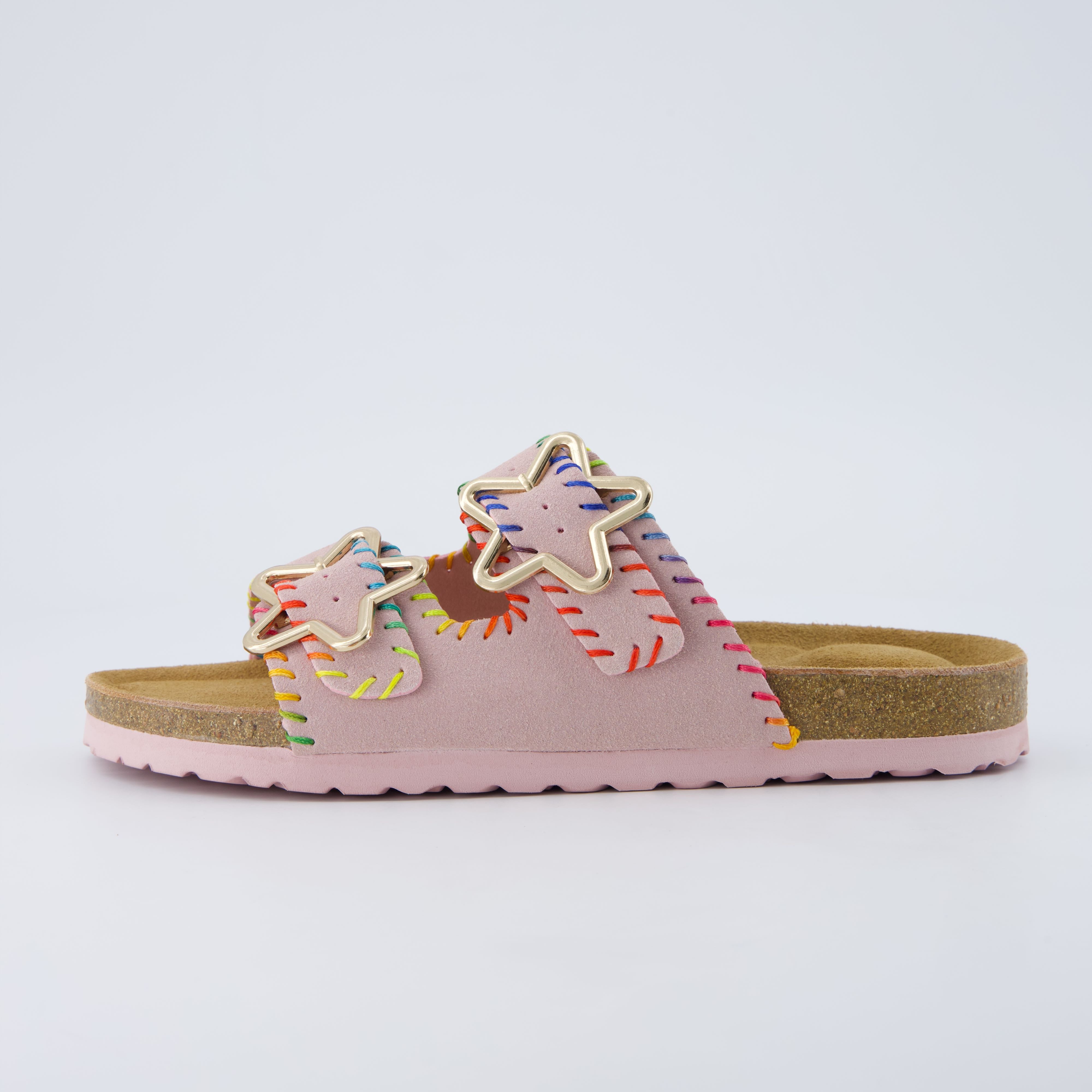 Lily Girl Toddler Sandals Pink Embellish Medium