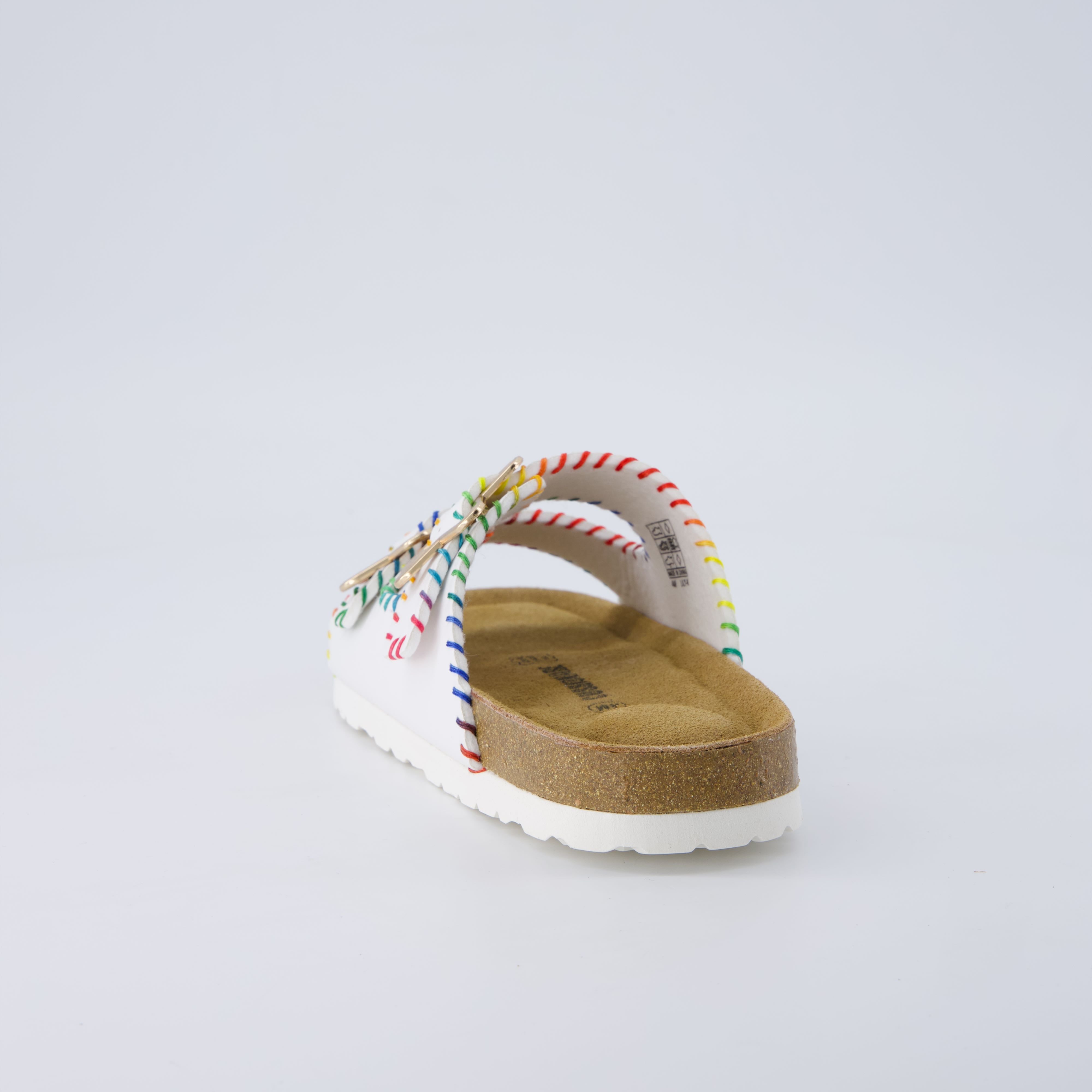 Lily Girl Toddler Sandals White Embellish Medium