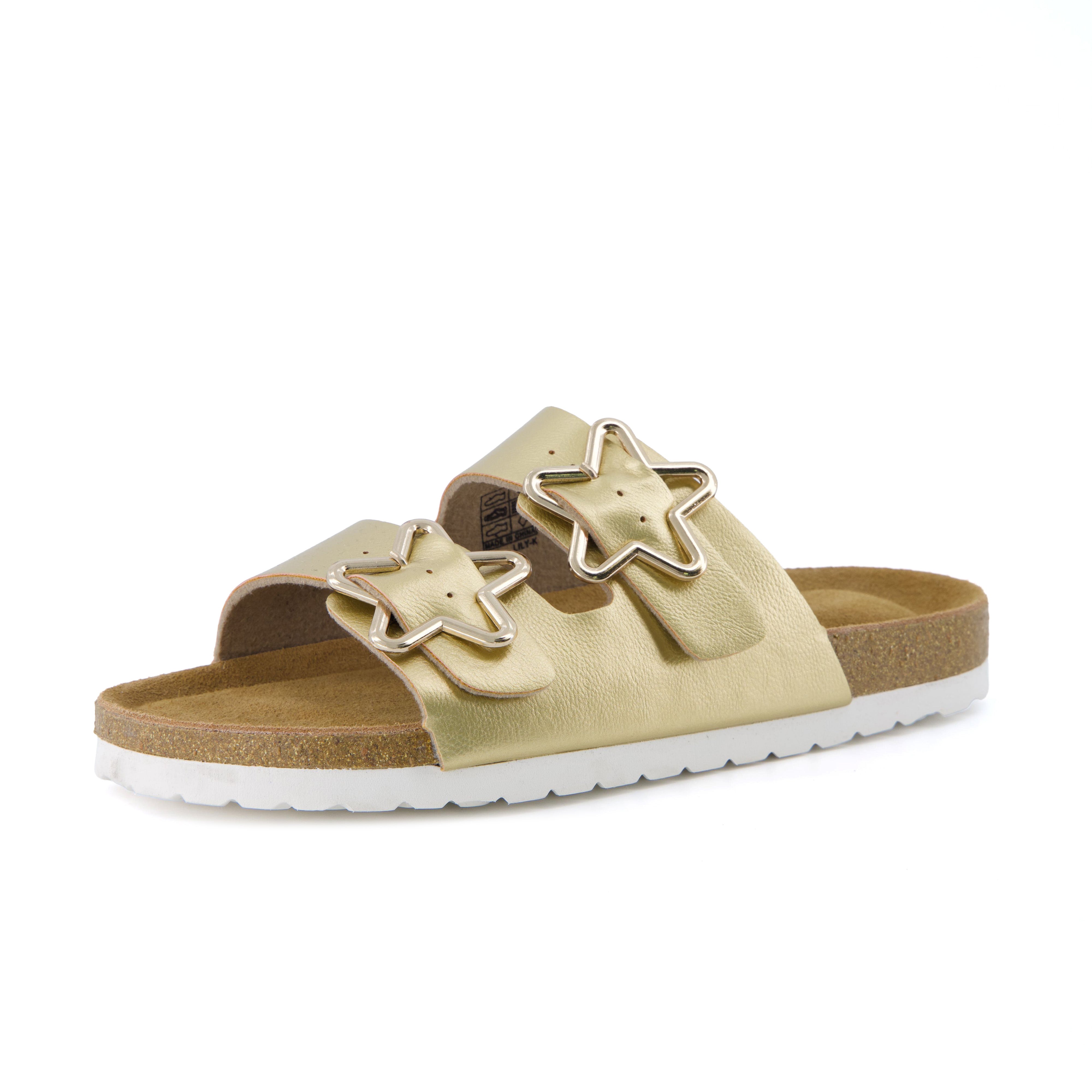 Lily Girl Toddler Sandals Gold Metallic Medium