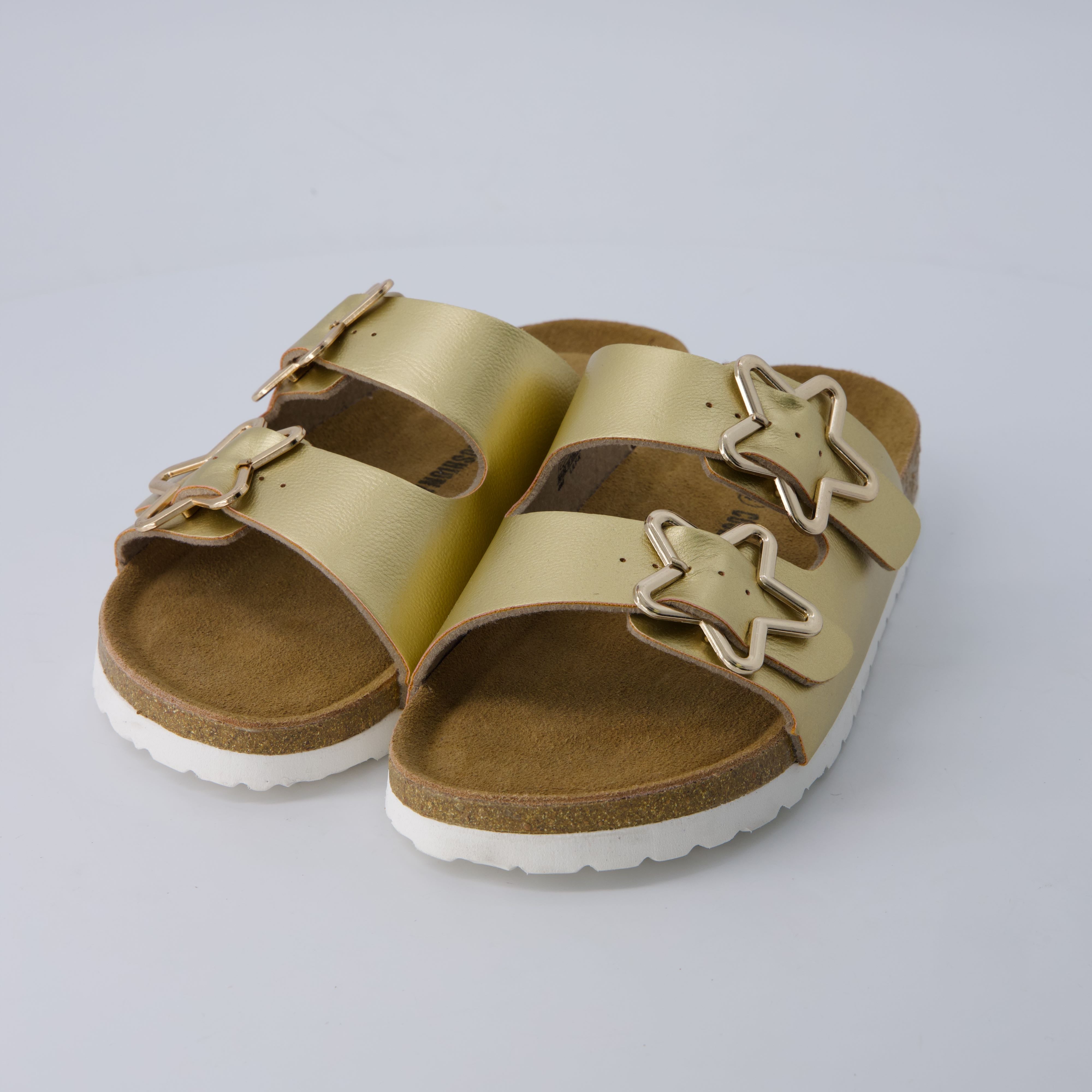 Lily Girl Toddler Sandals Gold Metallic Medium