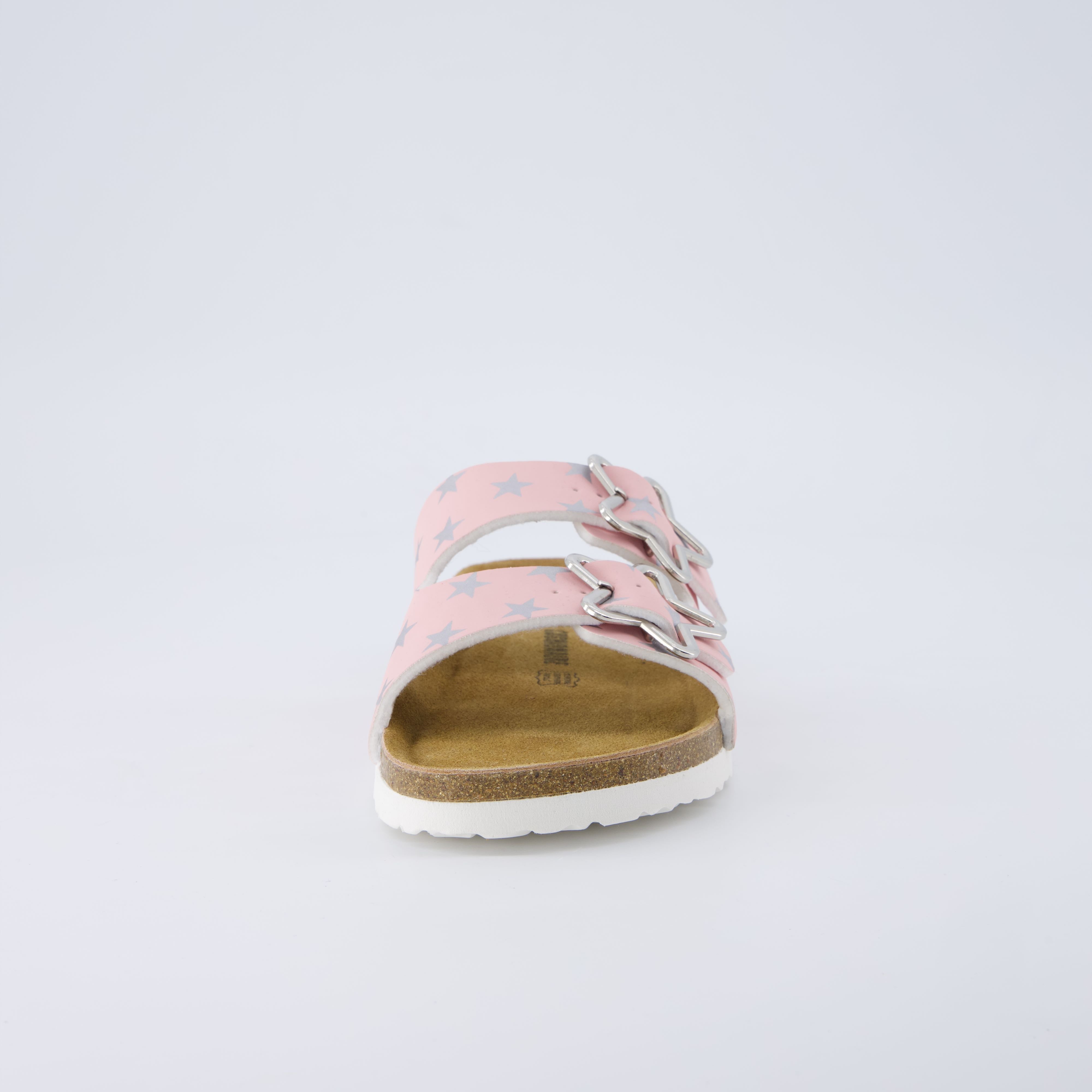 Lily Girl Toddler Sandals Pink Print Medium