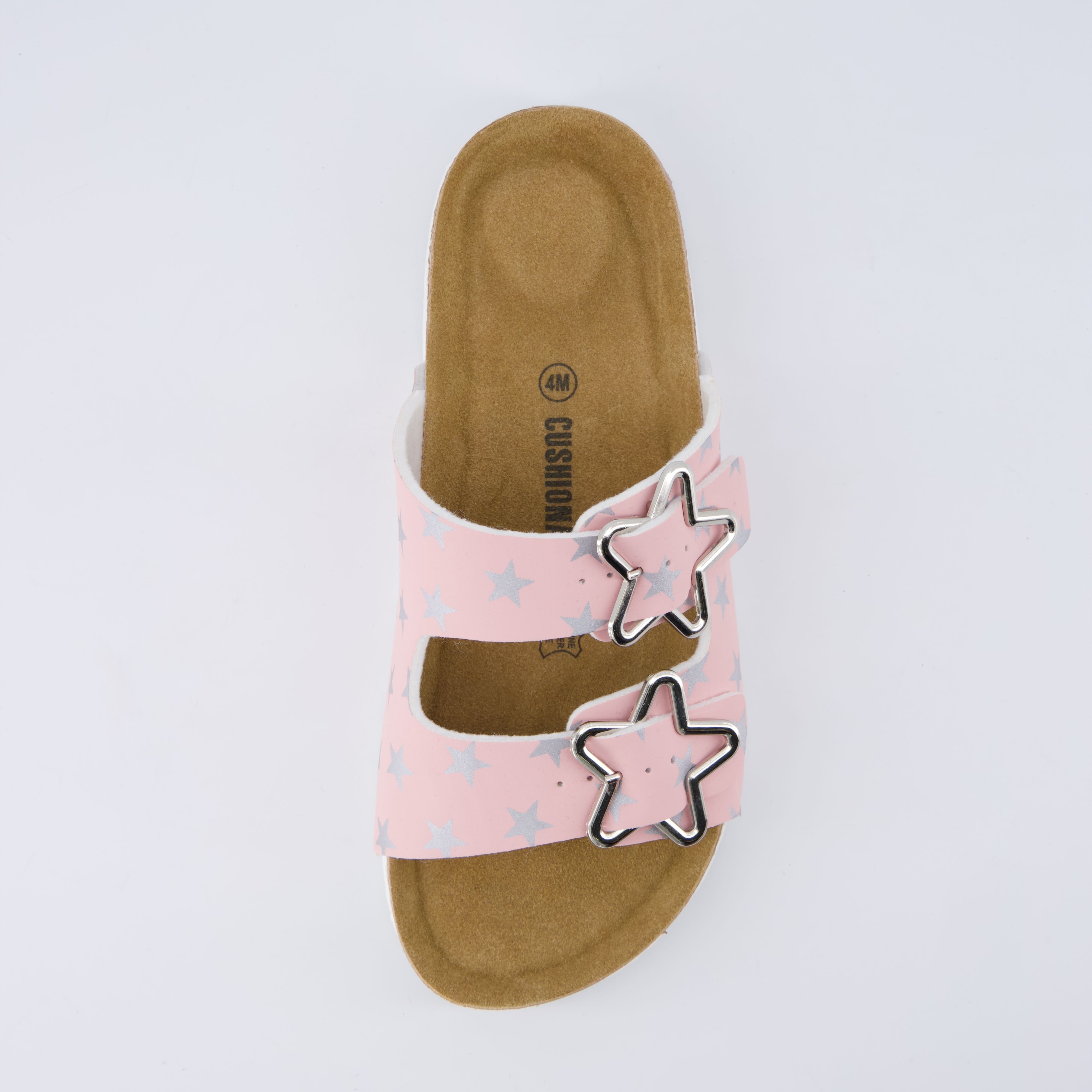 Lily Girl Toddler Sandals Pink Print Medium