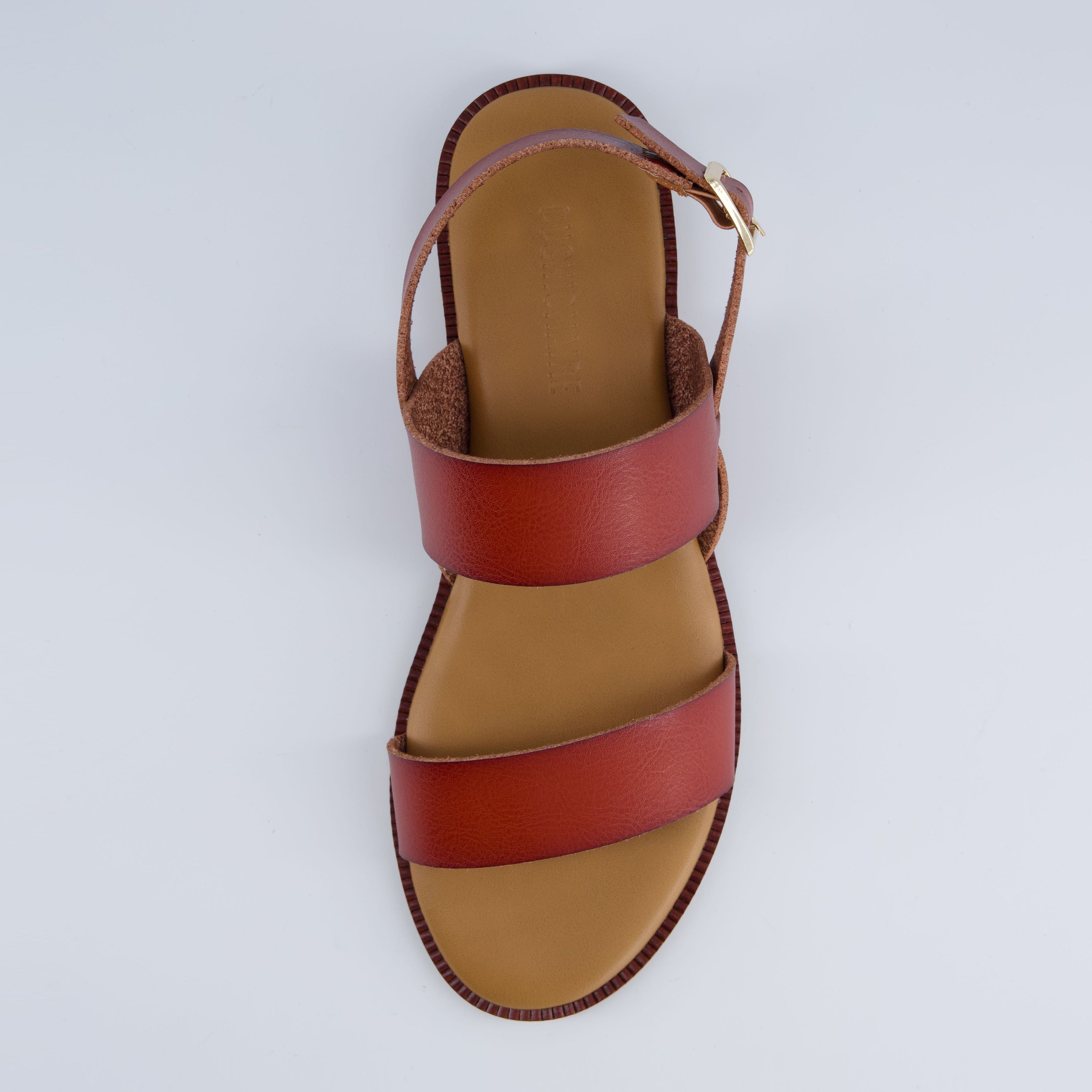 Lima Slingback Sandal Cognac