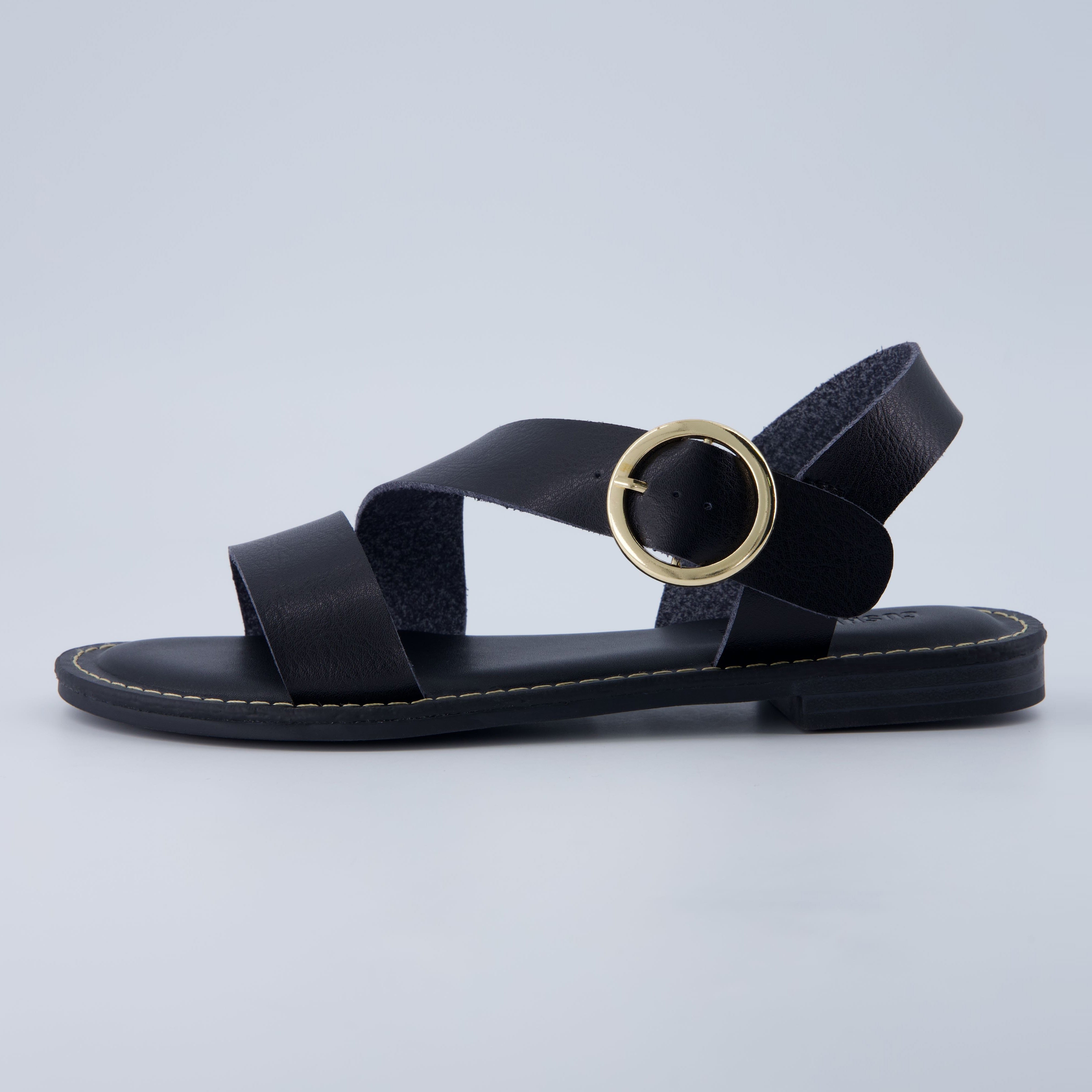 Lisbon Strappy Sandals Black