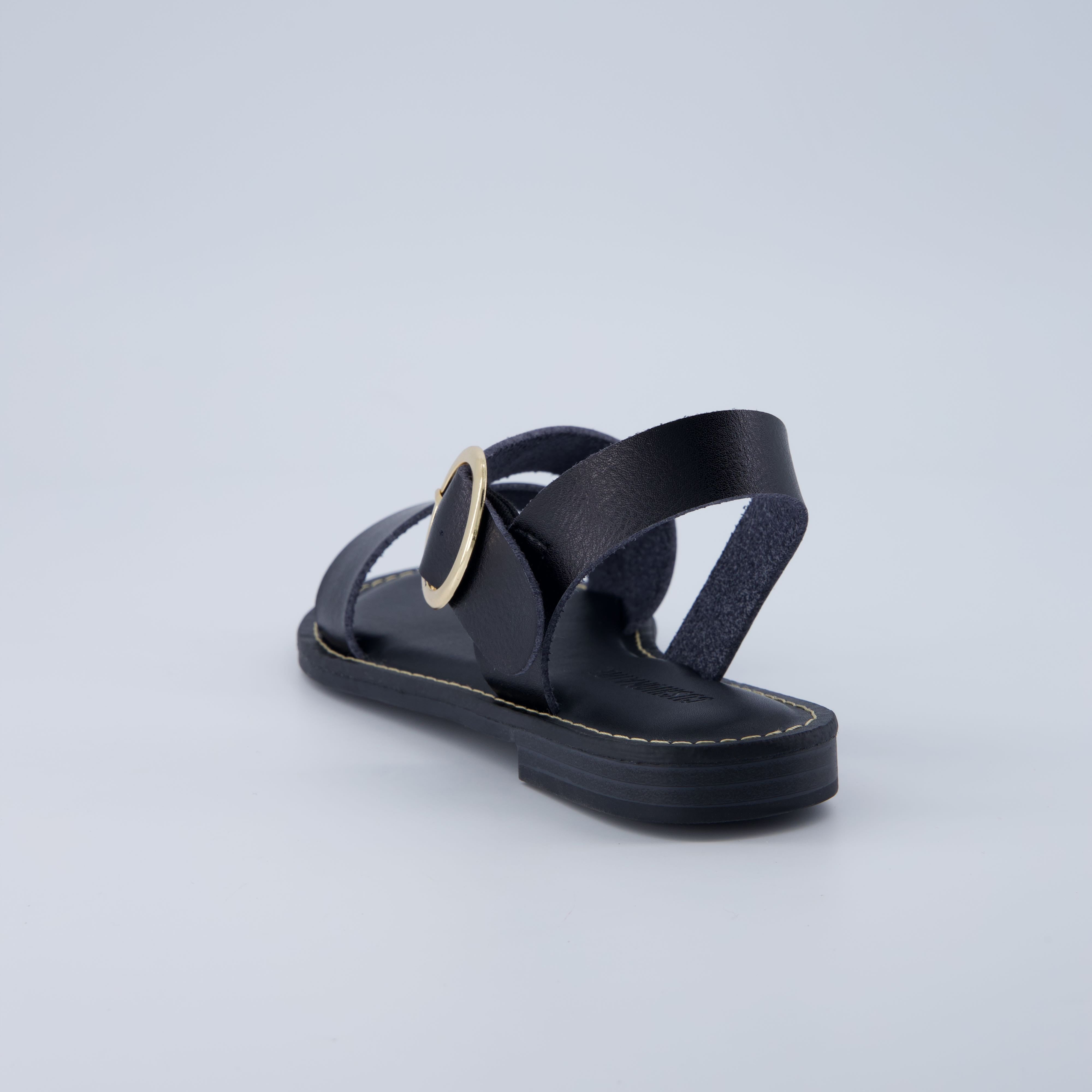 Lisbon Strappy Sandals Black