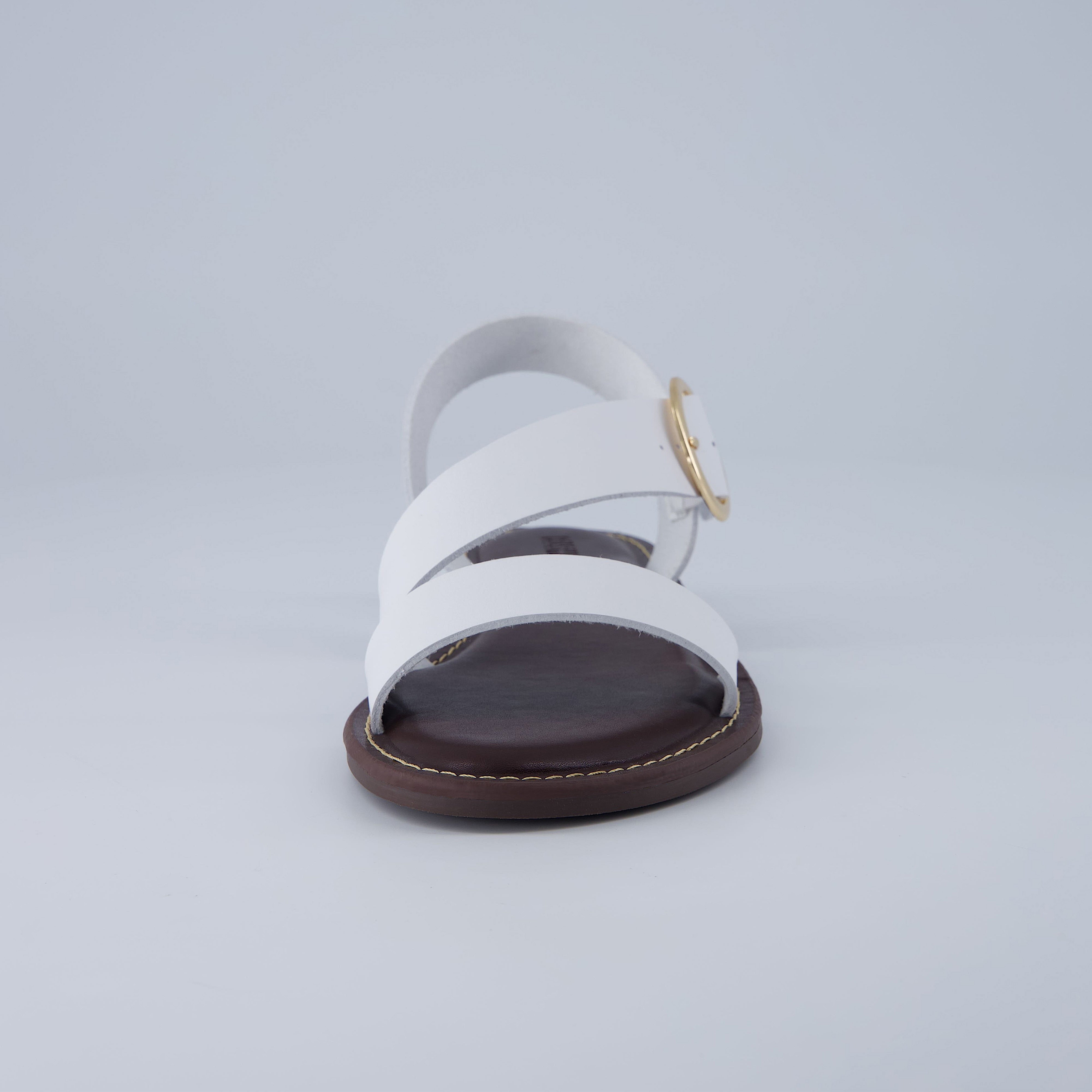 Lisbon Strappy Sandals White