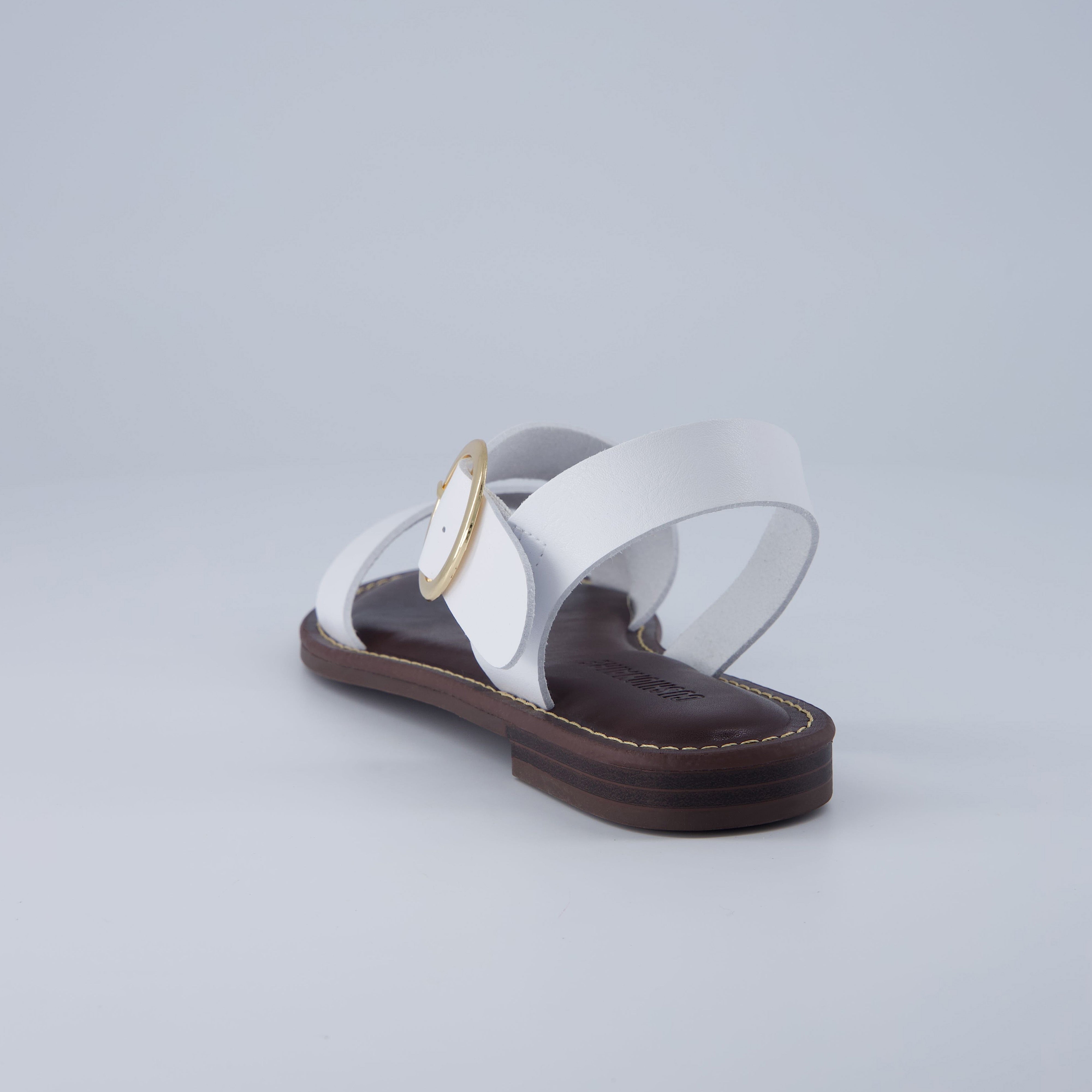 Lisbon Strappy Sandals White