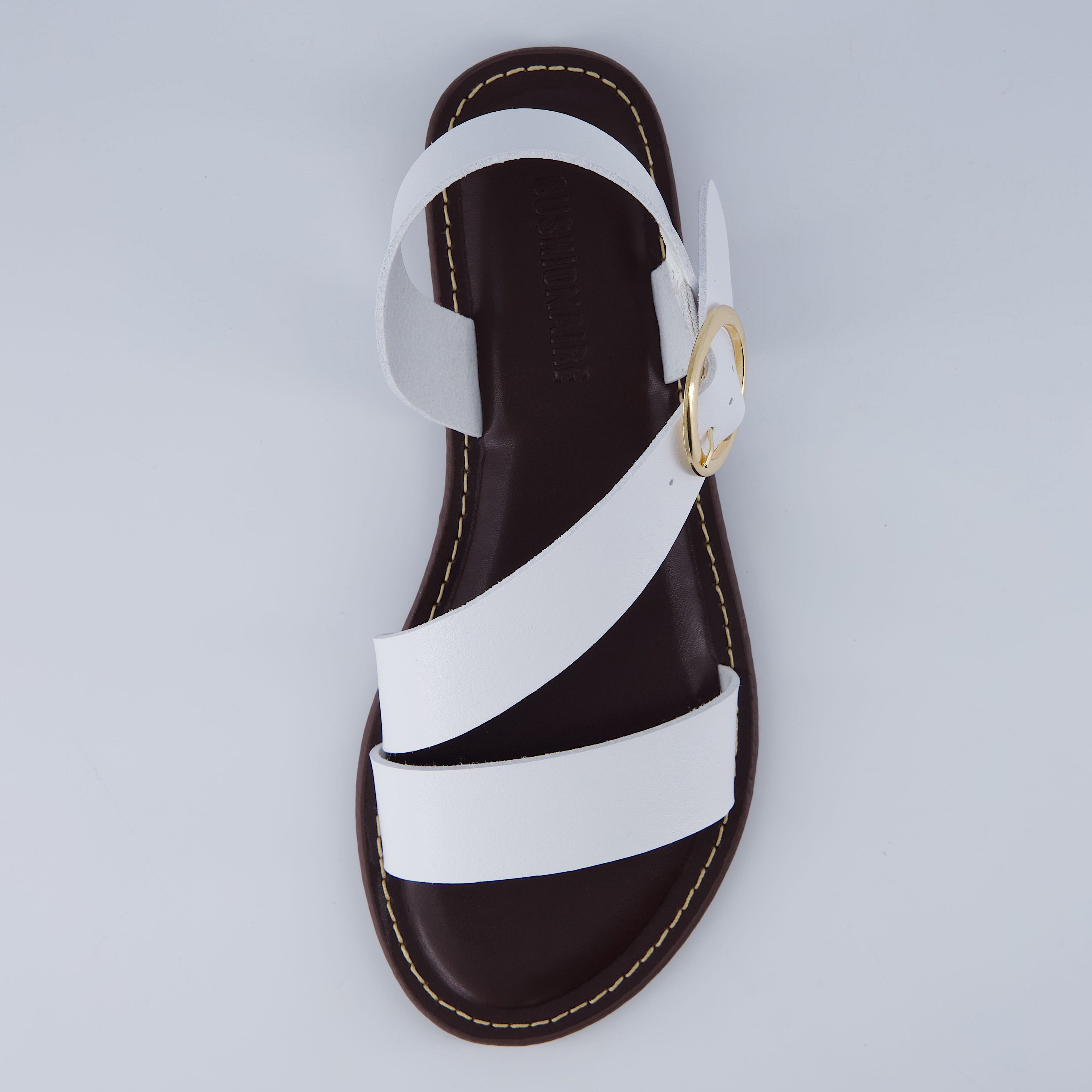 Lisbon Strappy Sandals White