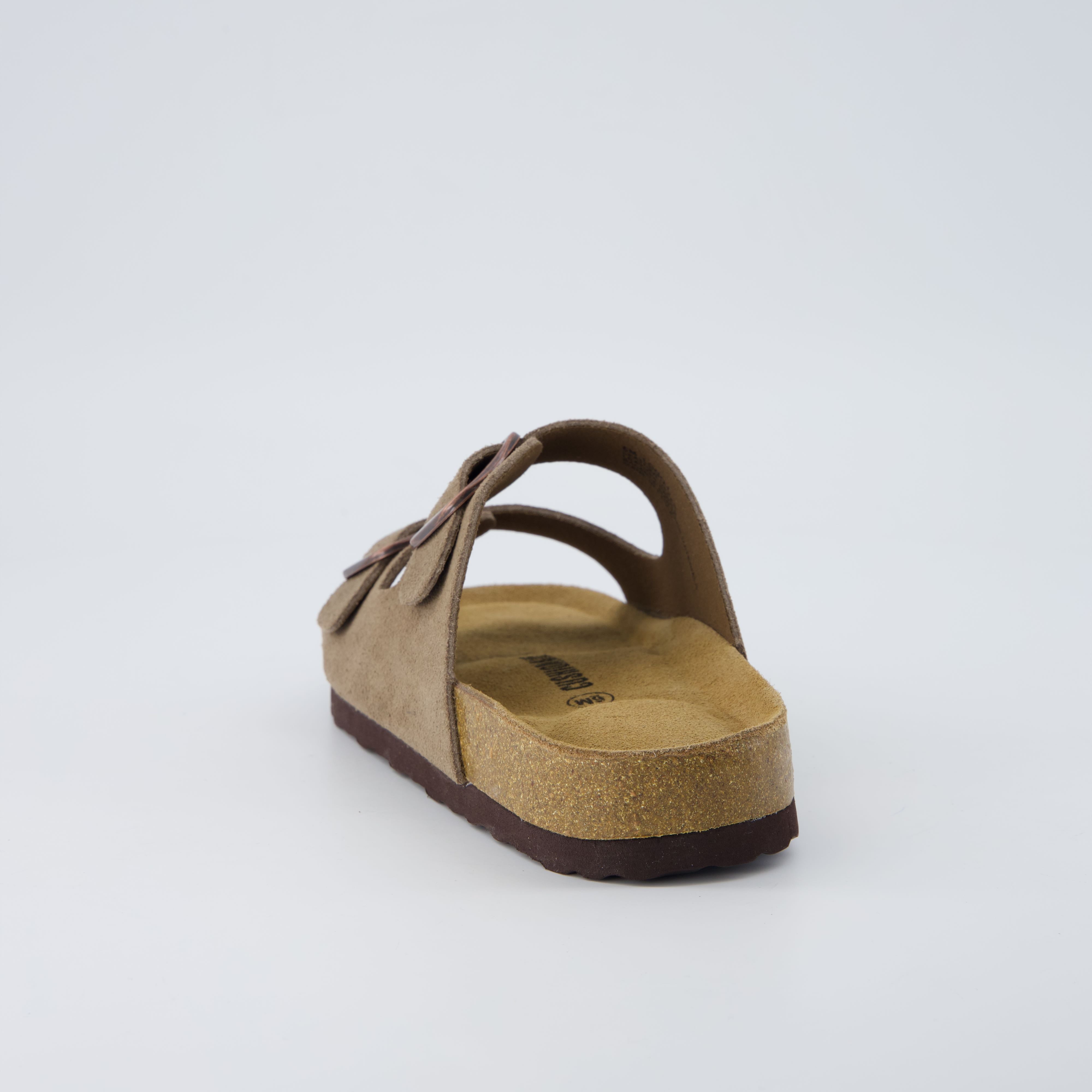 Logo Leather Sandal Moss