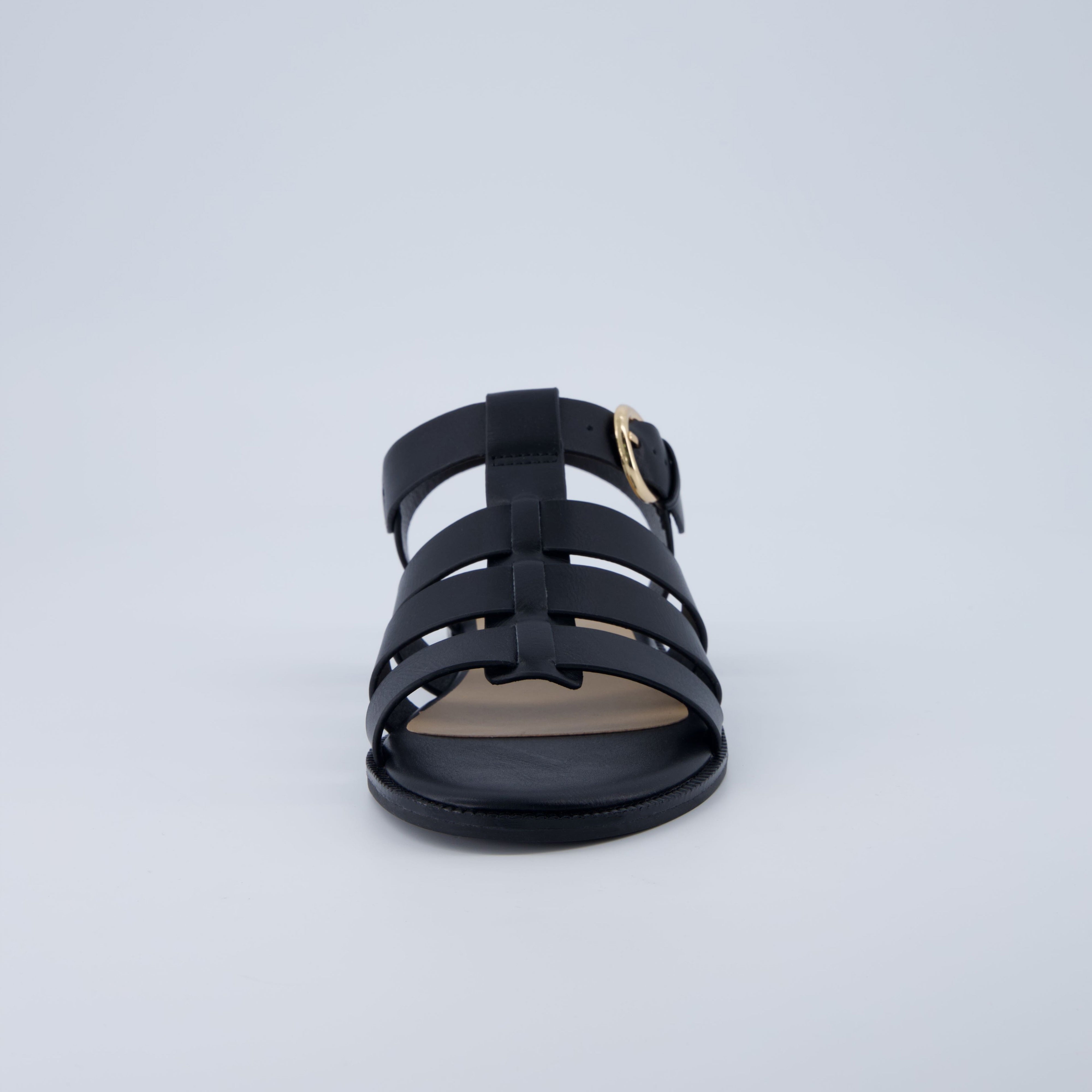 London Fisherman Sandal Black