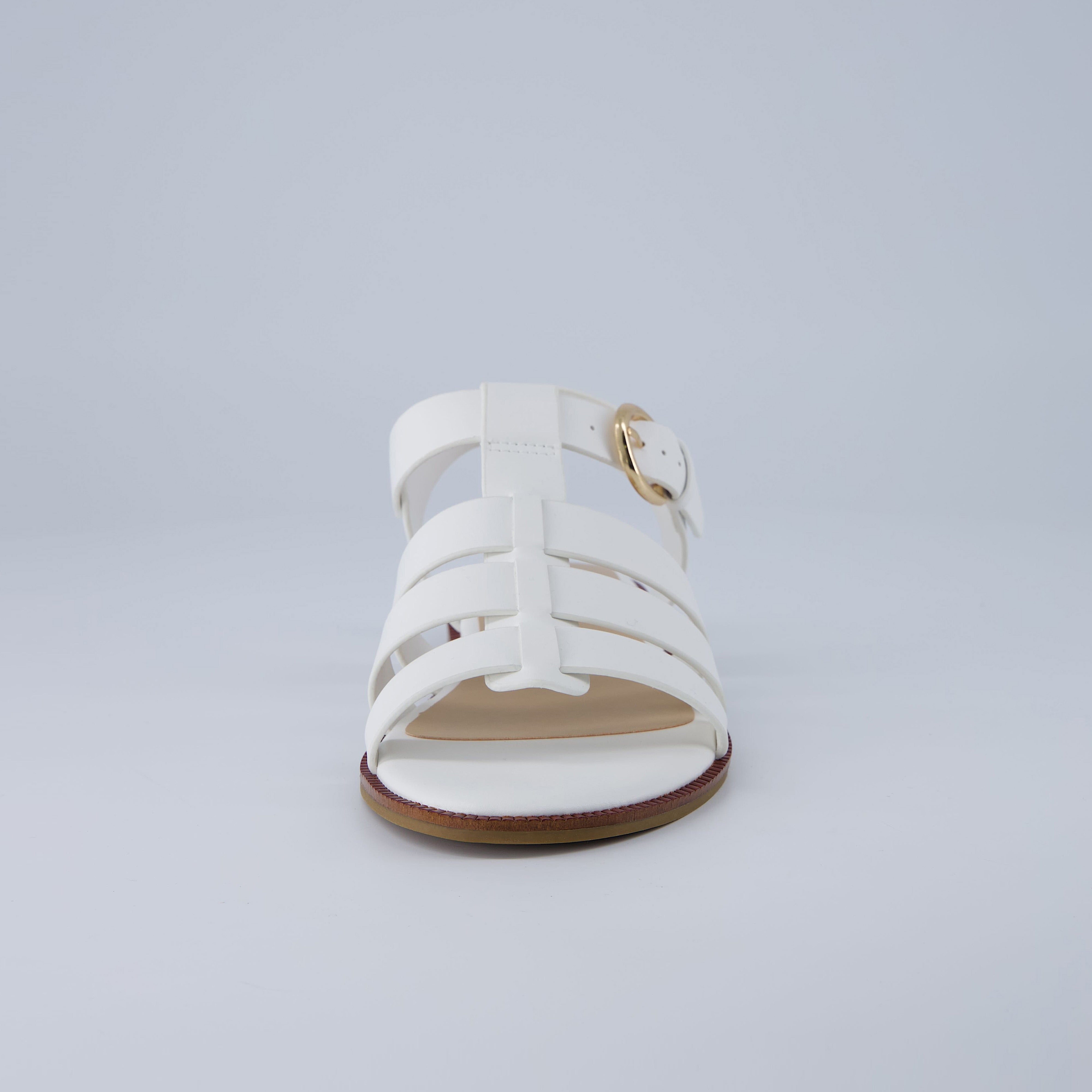 London Fisherman Sandal White