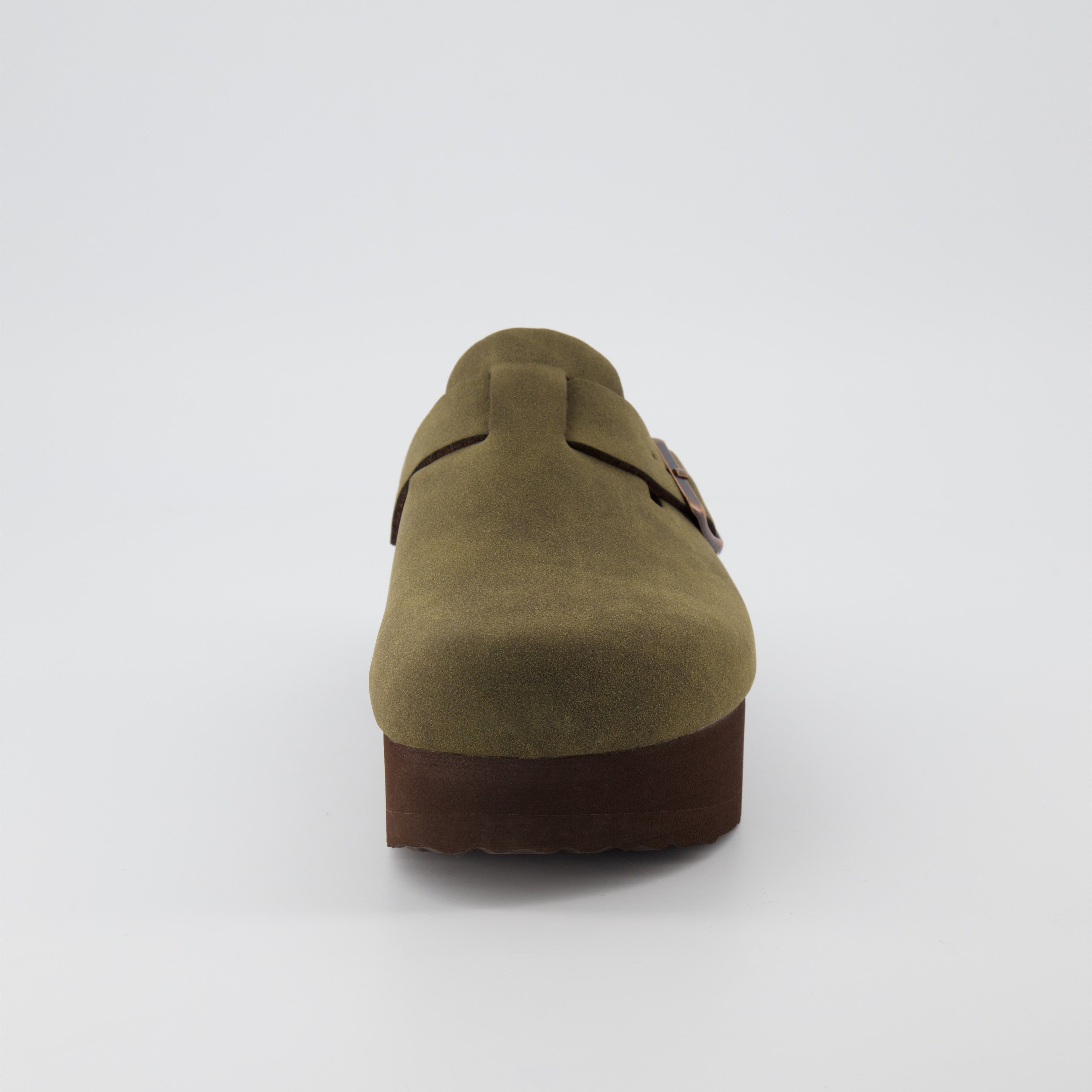 Loom Platform Clog Olive