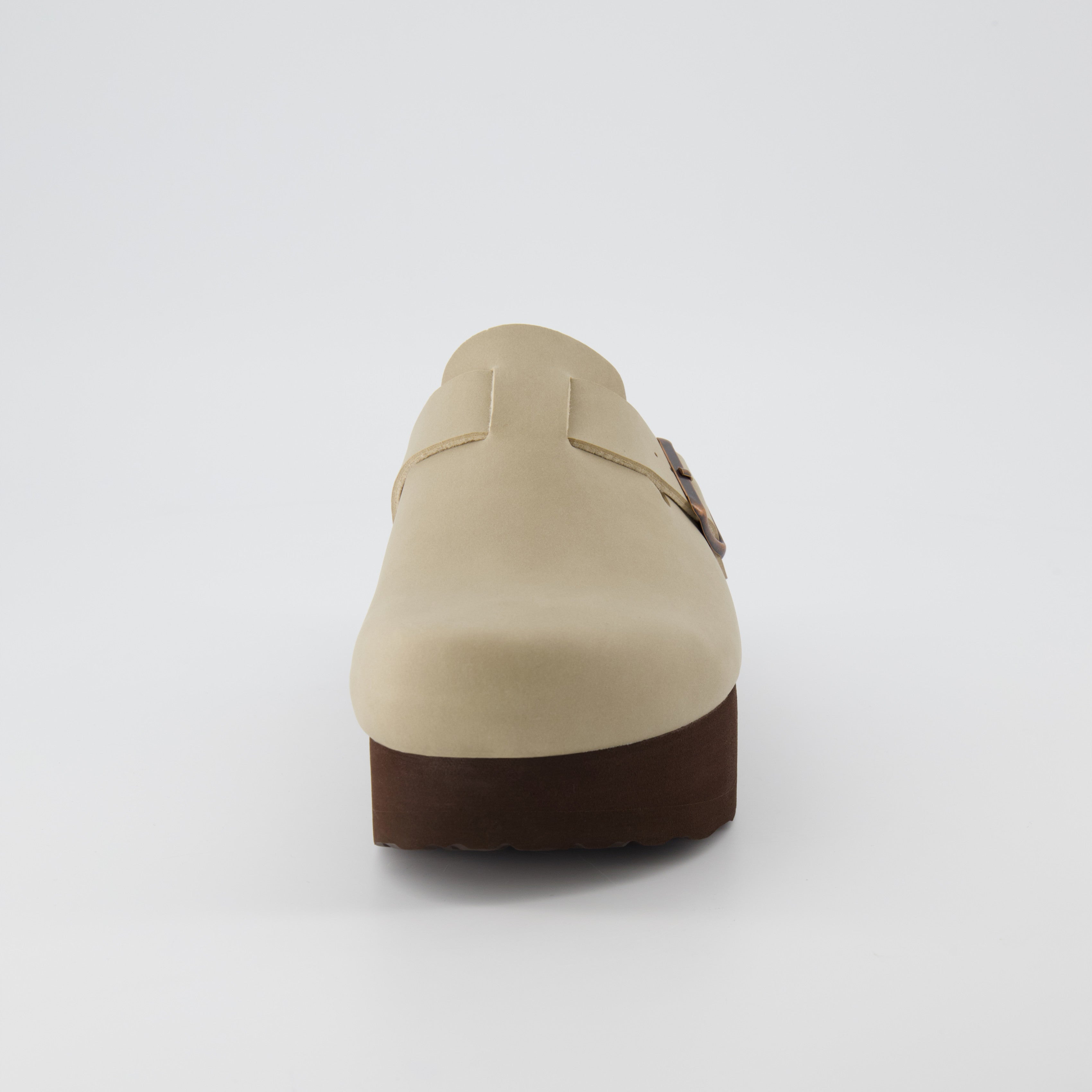 Loom Platform Clog Stone