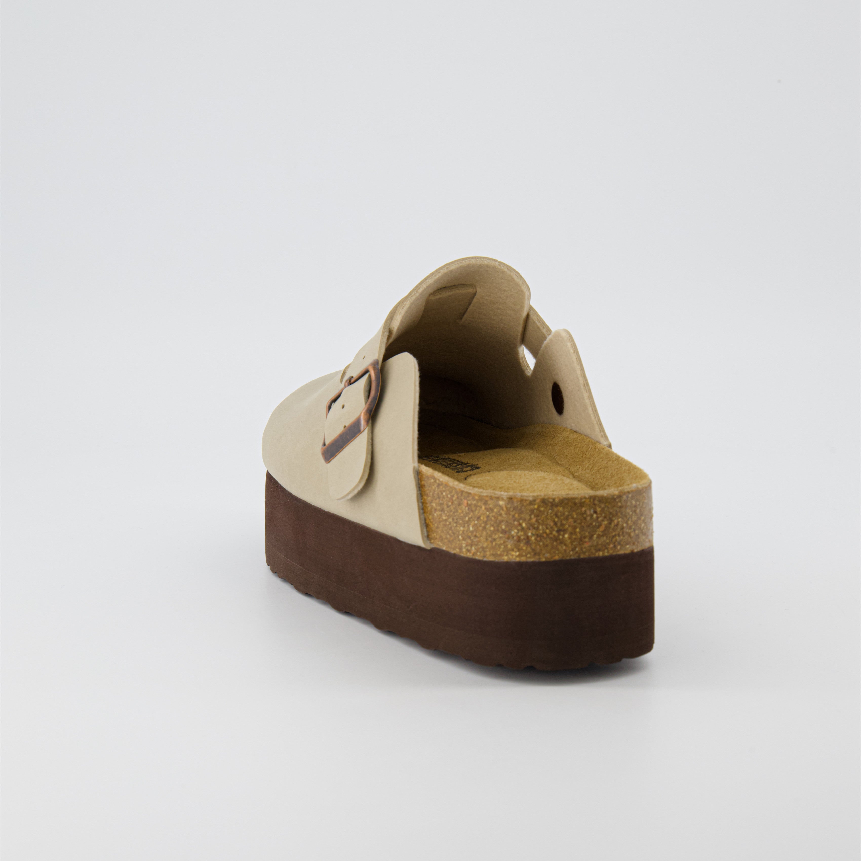 Loom Platform Clog Stone