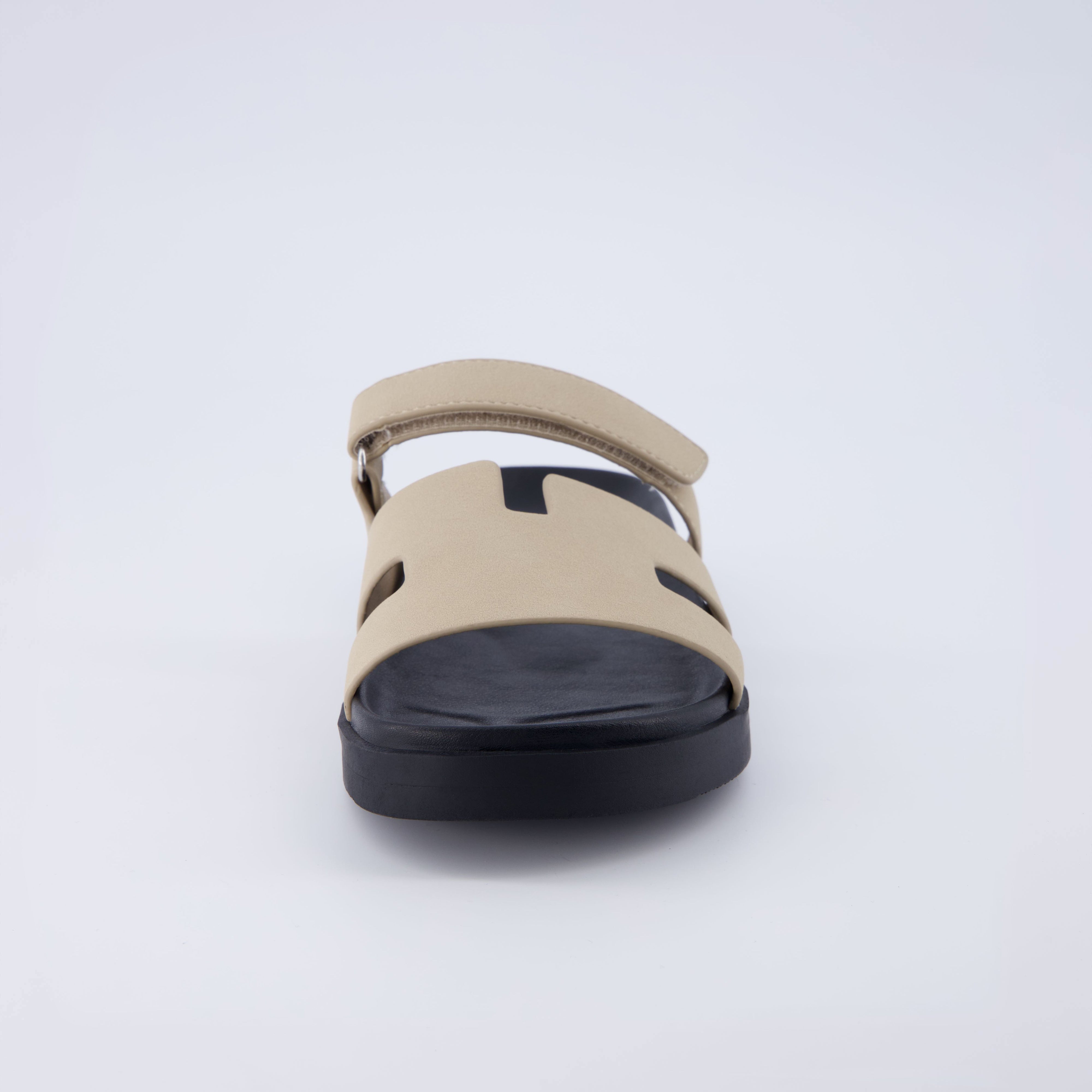 Lotto Footbed Sandal Taupe Vegan Suede