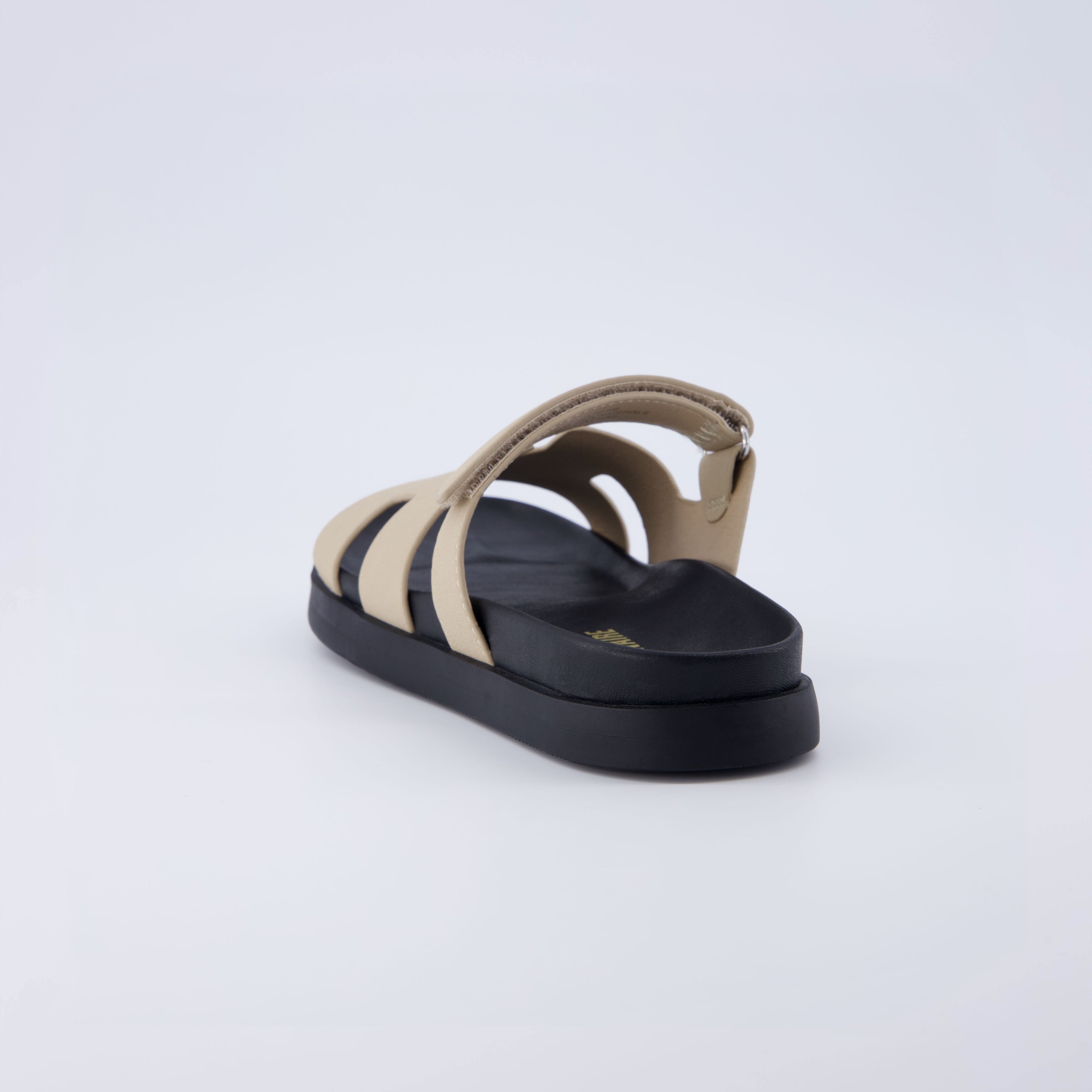 Lotto Footbed Sandal Taupe Vegan Suede