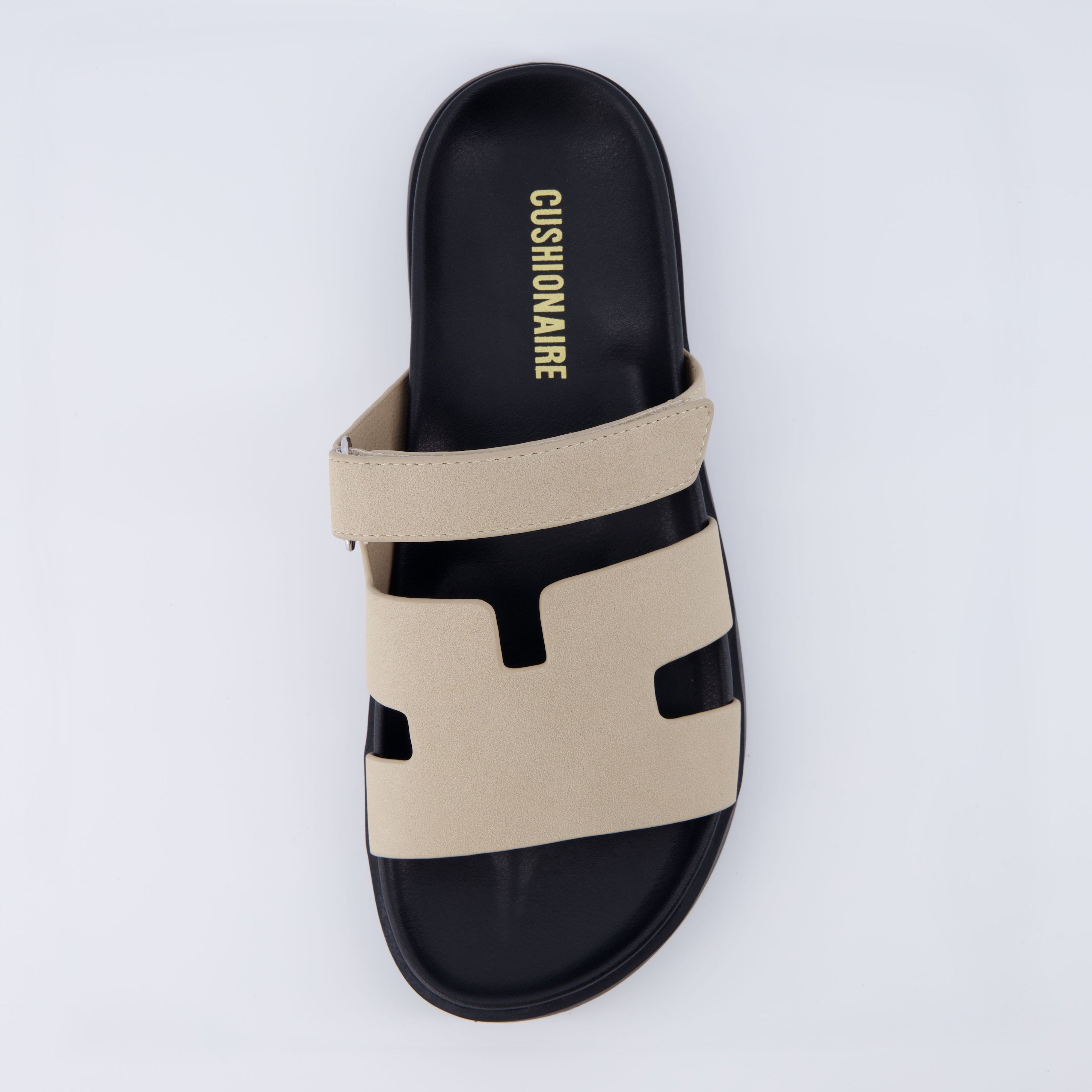 Lotto Footbed Sandal Taupe Vegan Suede