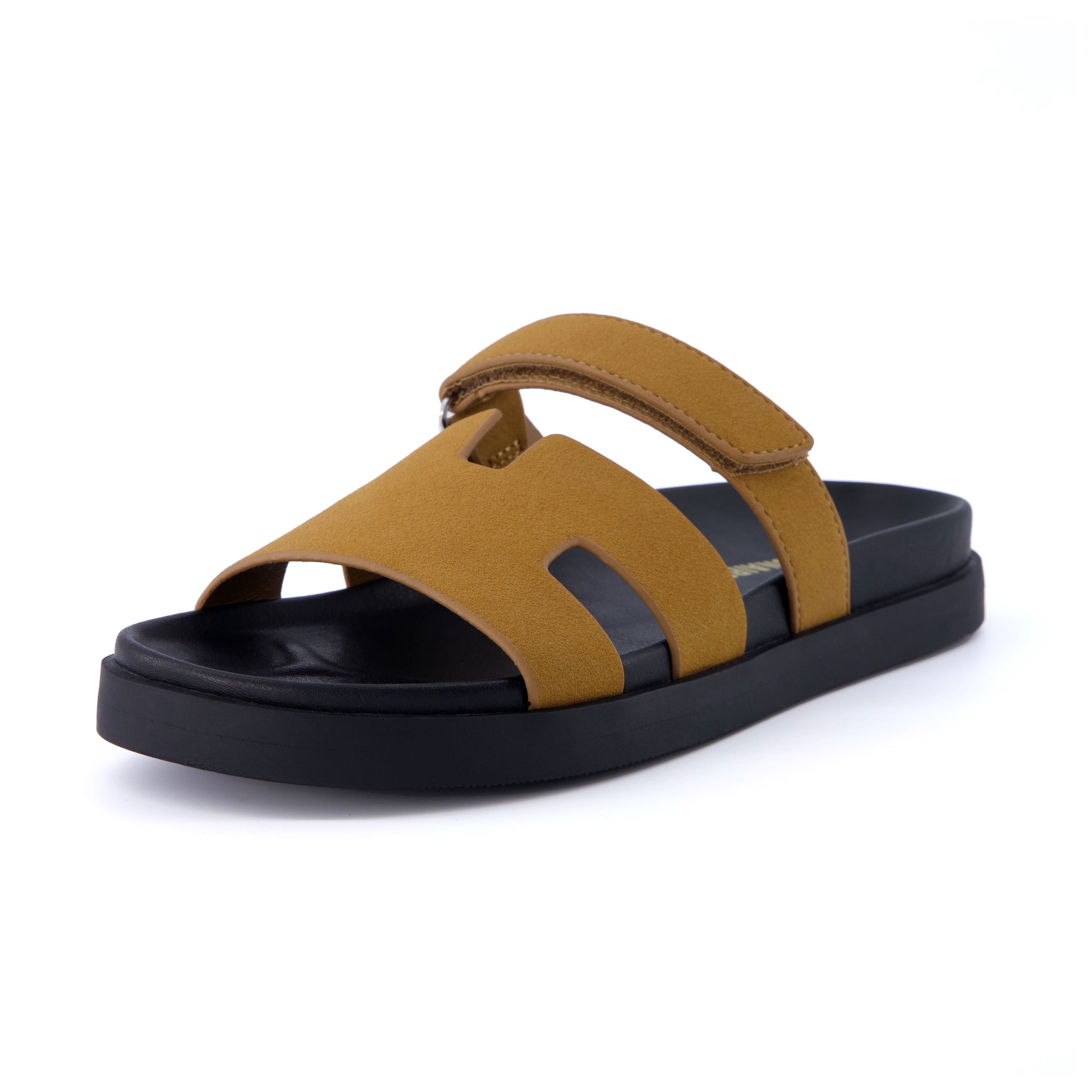 Lotto Footbed Sandal Whiskey Vegan Suede