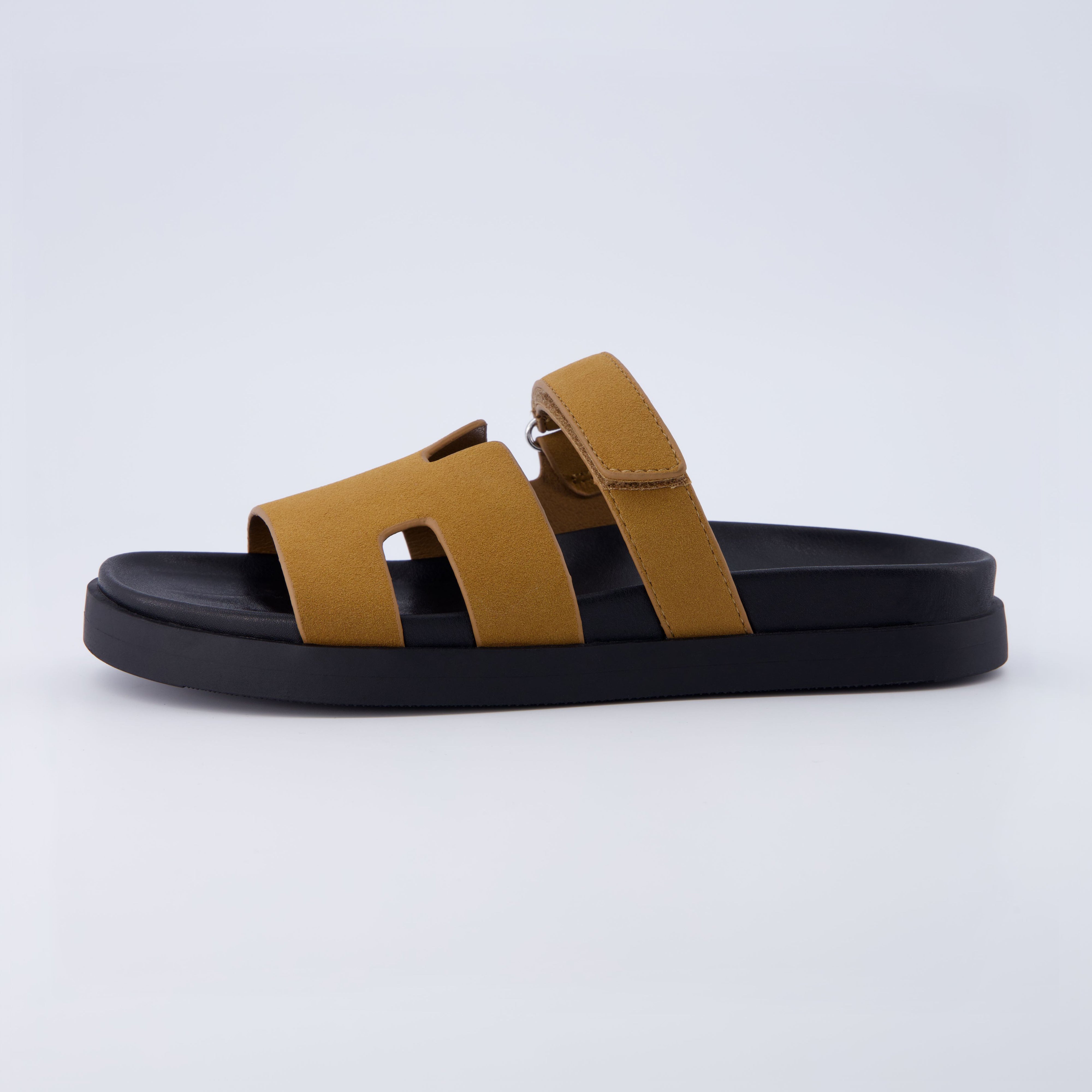 Lotto Footbed Sandal Whiskey Vegan Suede